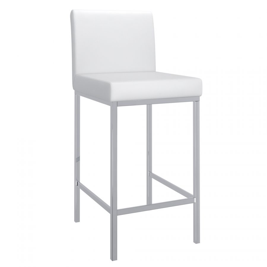 Porto White Counter Stool