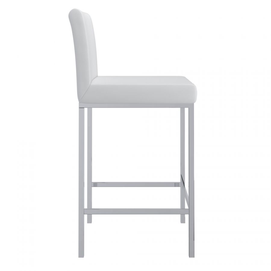 Porto White Counter Stool