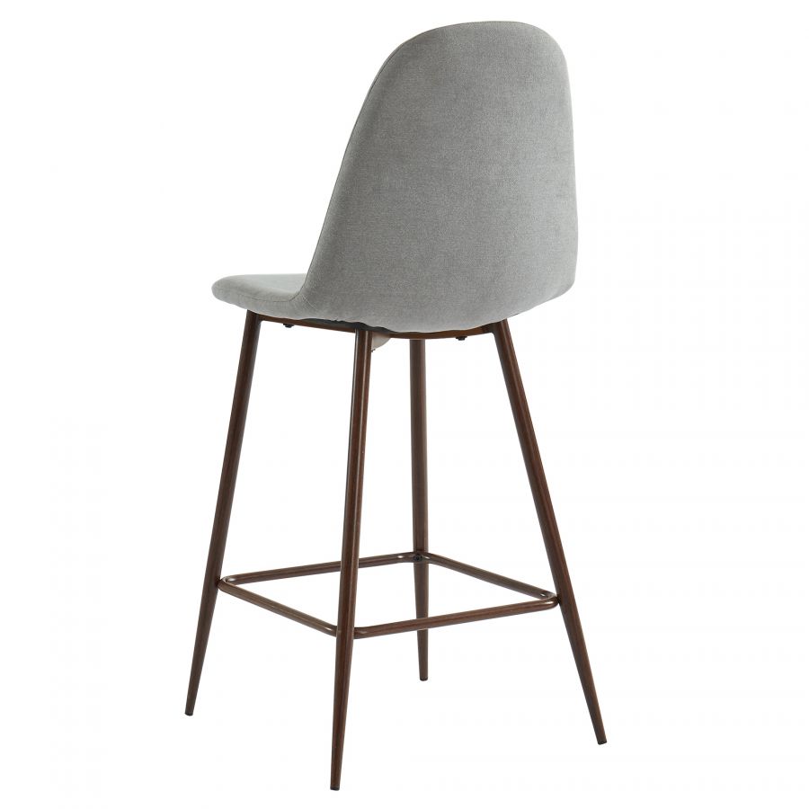 Onio Grey - Walnut Counter Stool