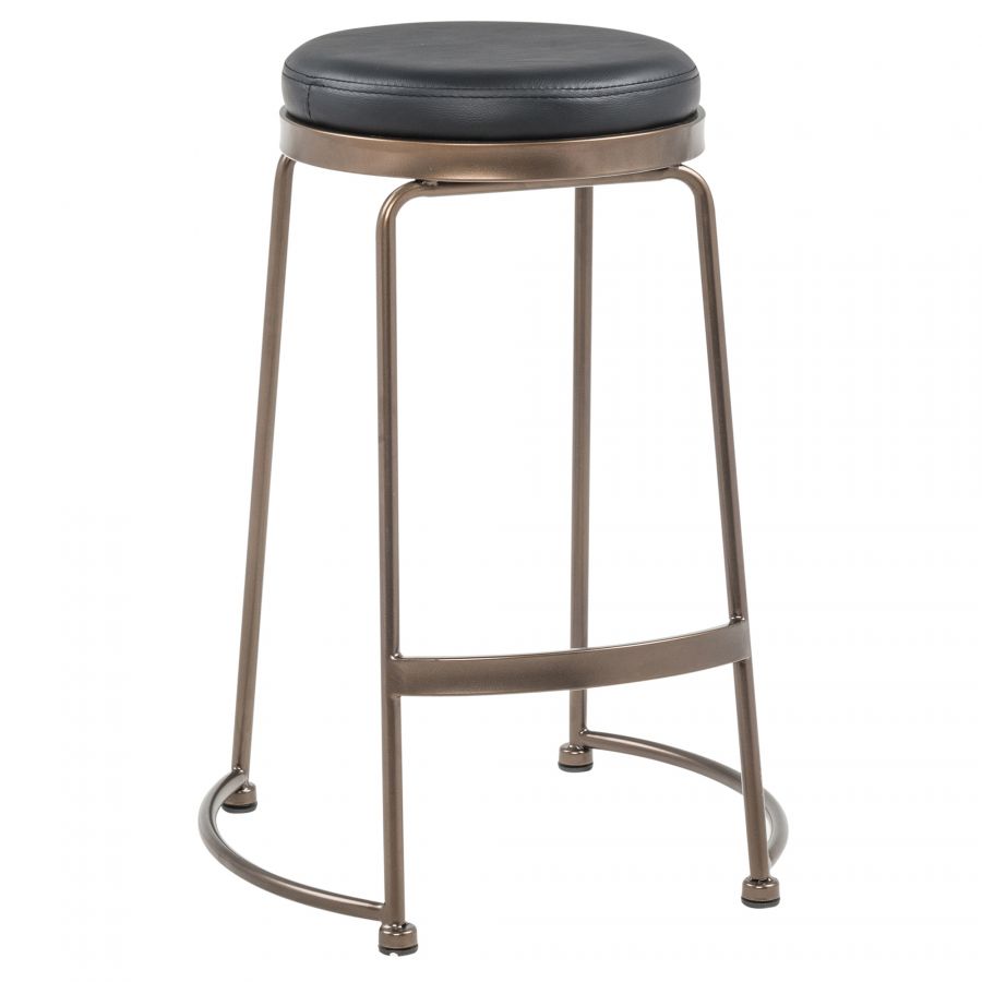 Alina Copper - Black Counter Stool