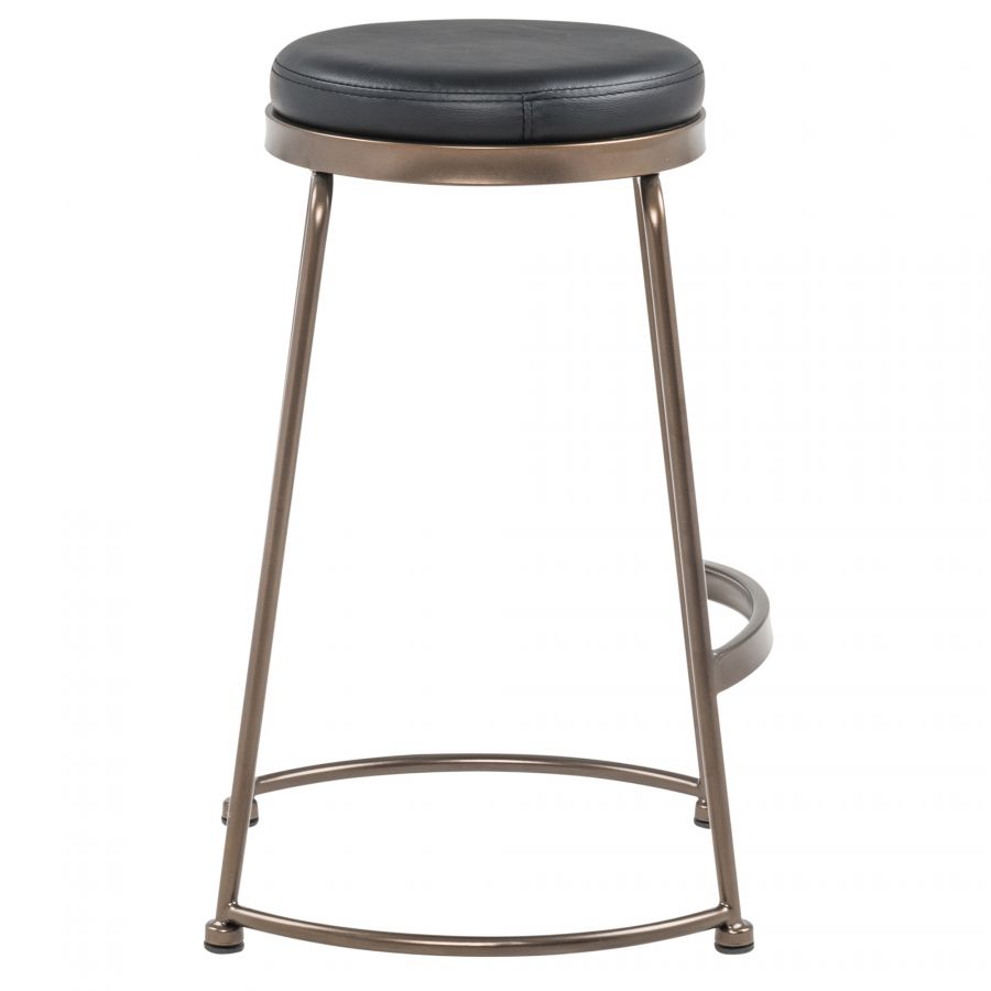 Alina Copper - Black Counter Stool