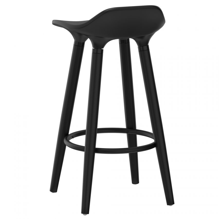 Trex Black Counter Stool
