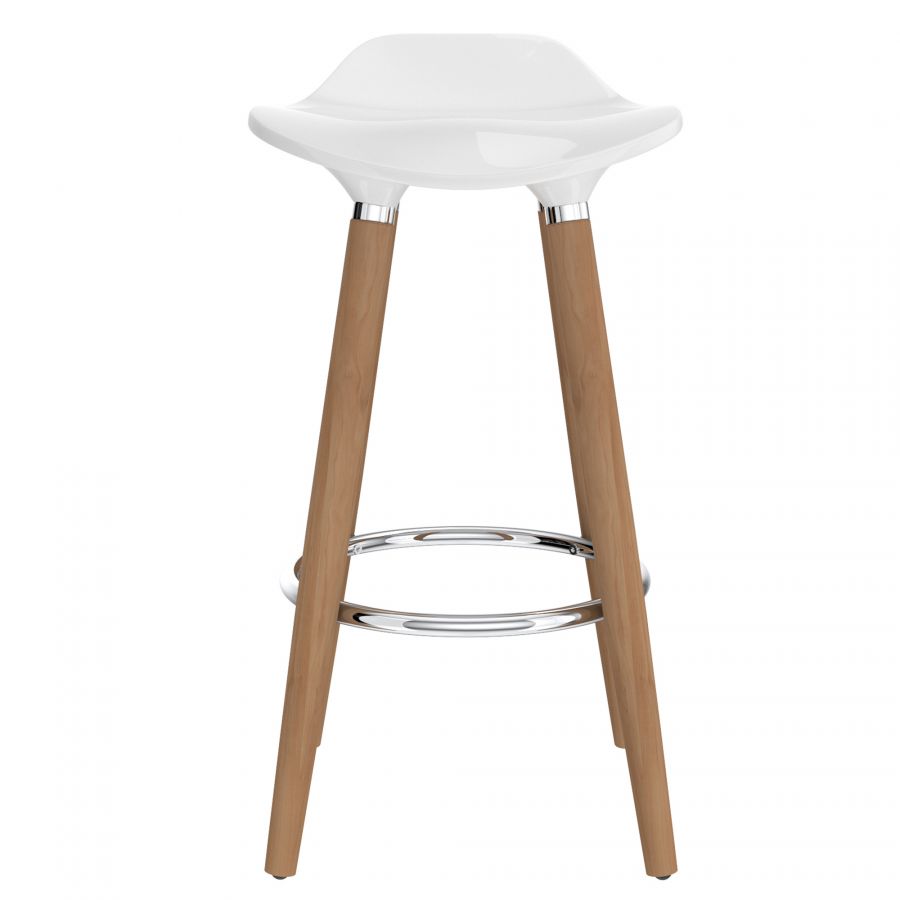 Trex White Counter Stool