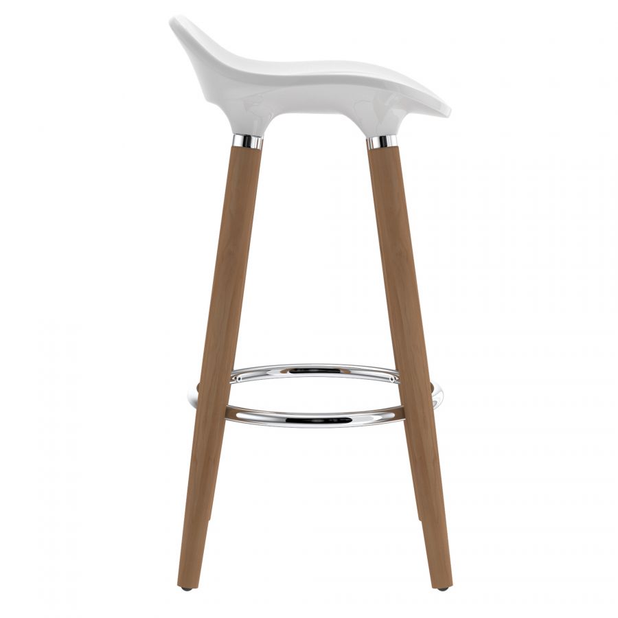 Trex White Counter Stool