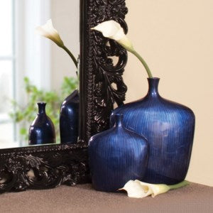 Sleek Cobalt Blue Vase - Small
