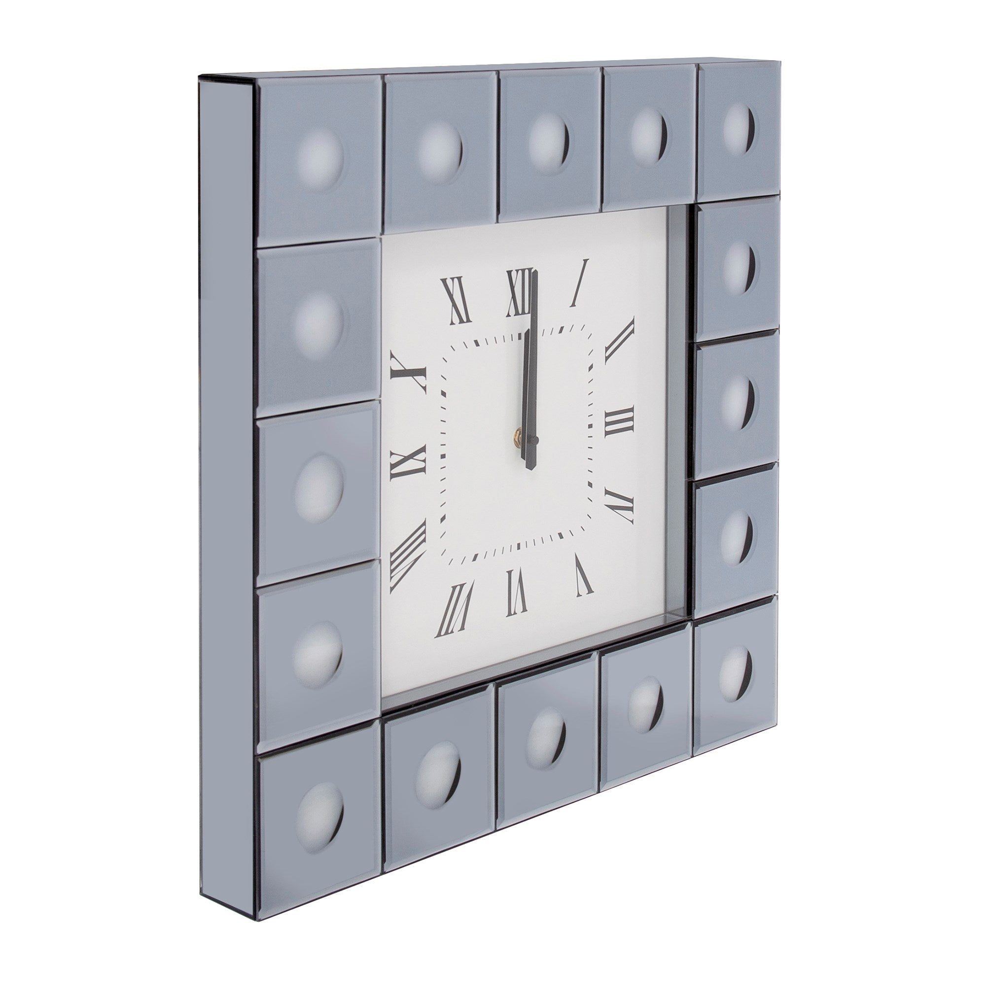Grigio Mirrored Wall Clock