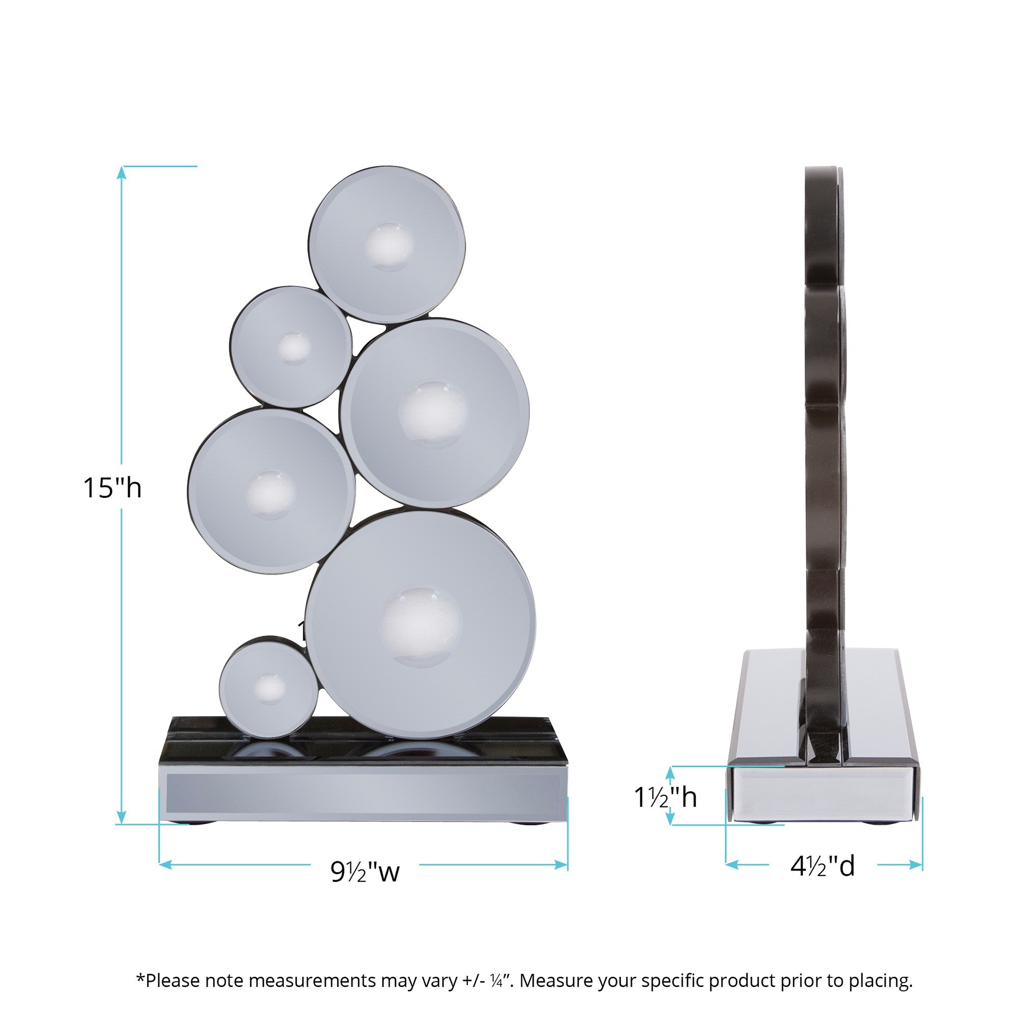 Grigio Mirrored Sculpture