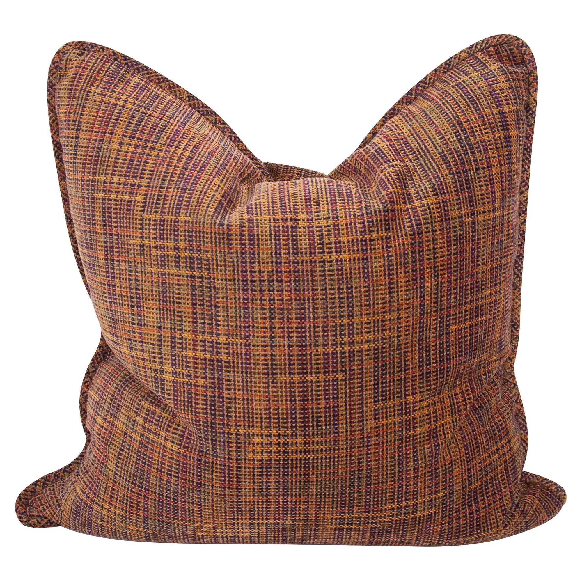 Mica Eggplant Down Pillow- 24" x 24"