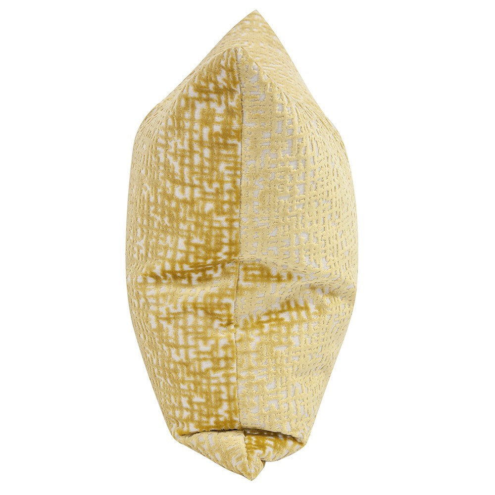Crevasse Citron Down Pillow- 24" x 24"