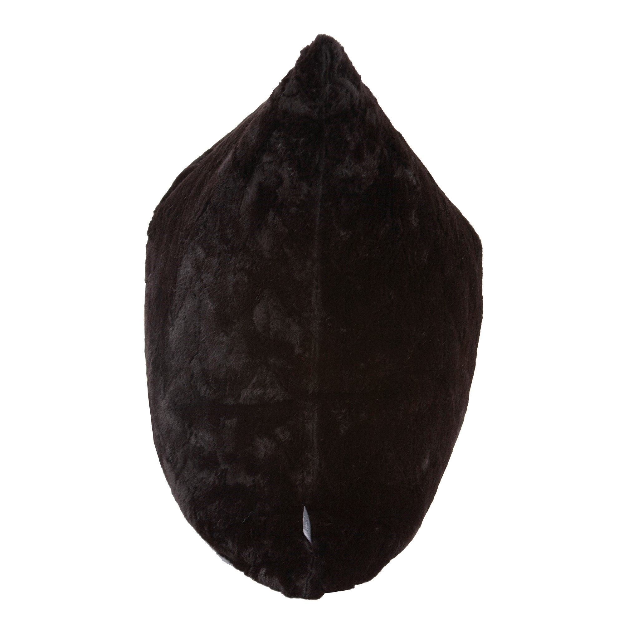 Angora Ebony Down Pillow- 24" x 24"