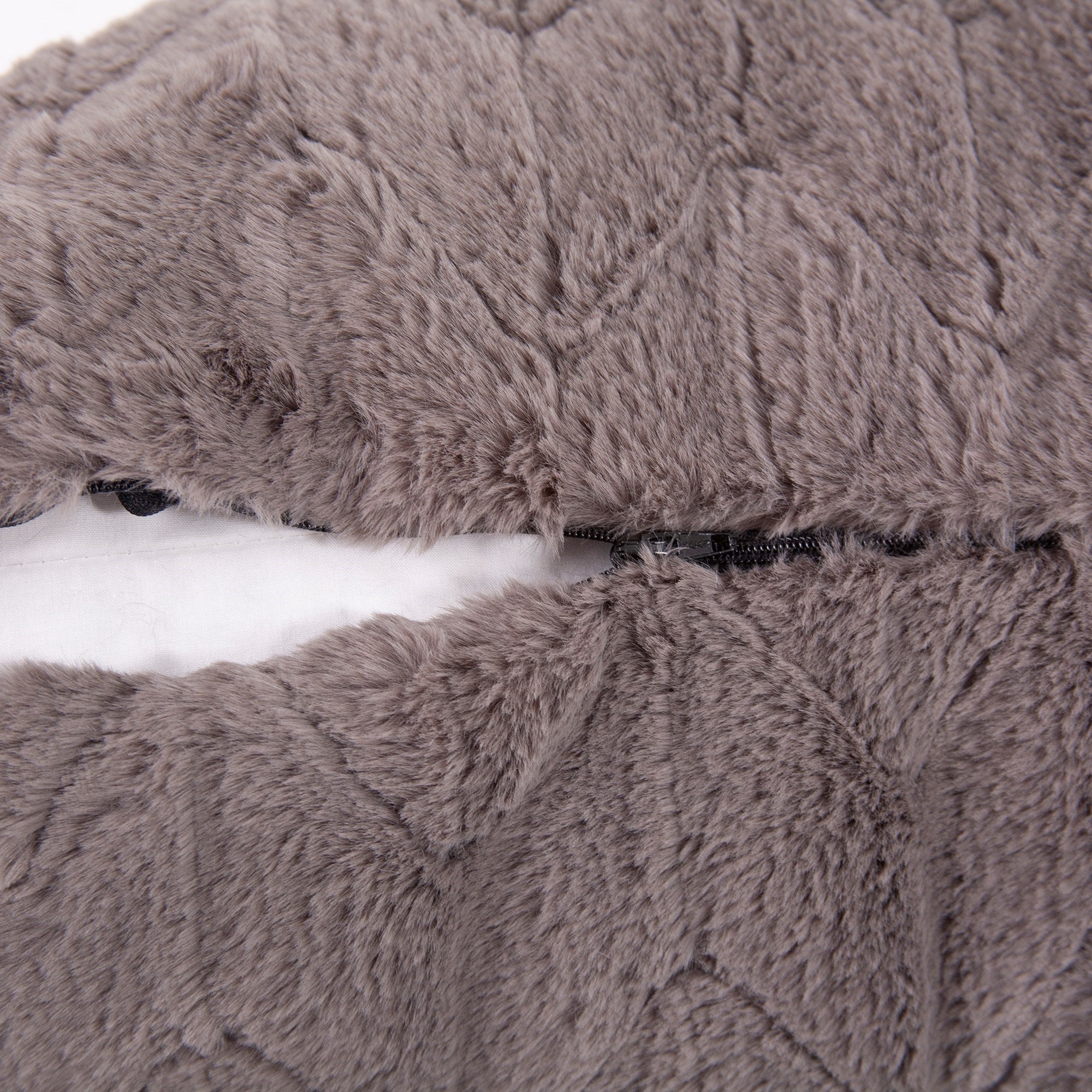 Angora Stone Poly Pillow- 24" x 24"