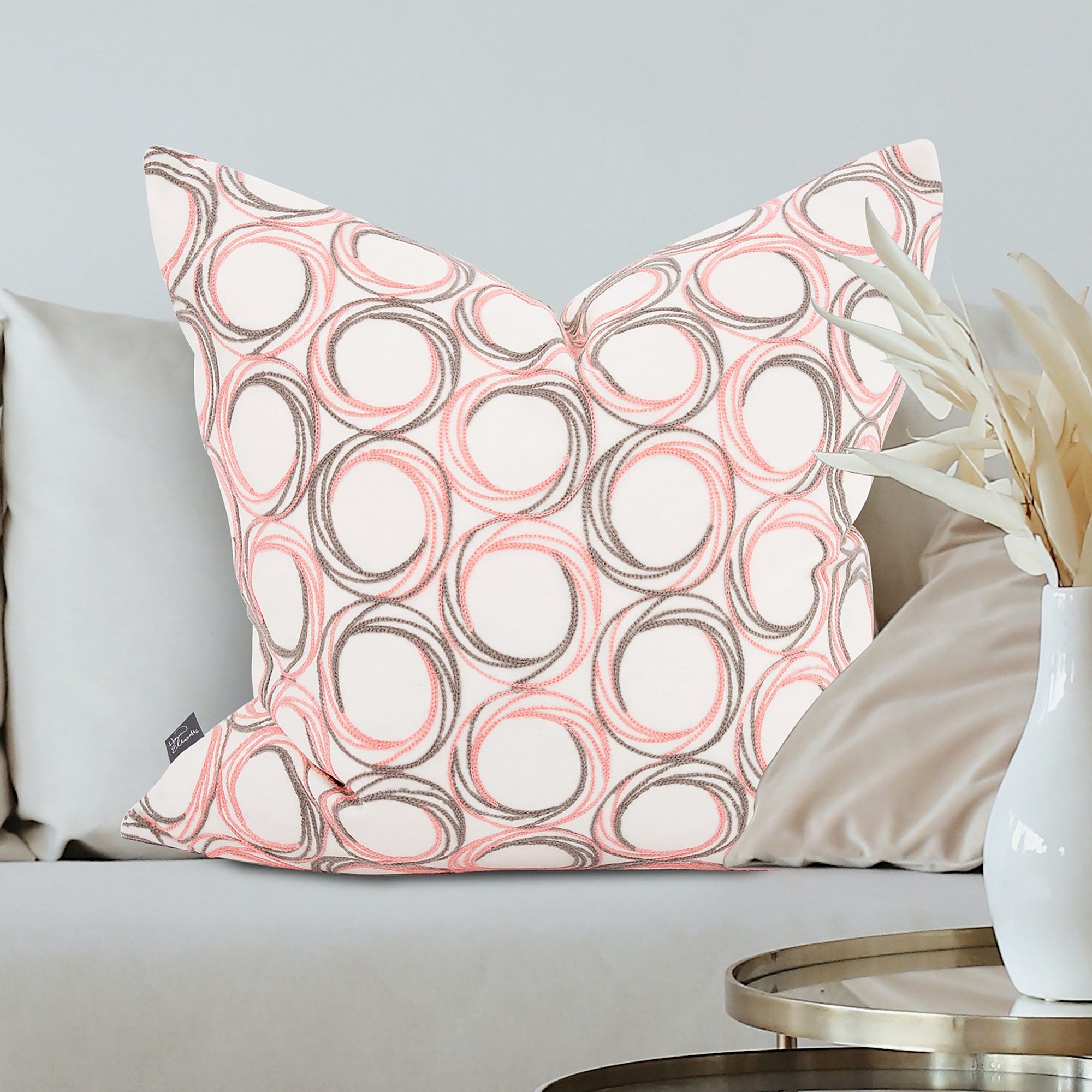 Demo Coral Poly Pillow- 24" x 24"
