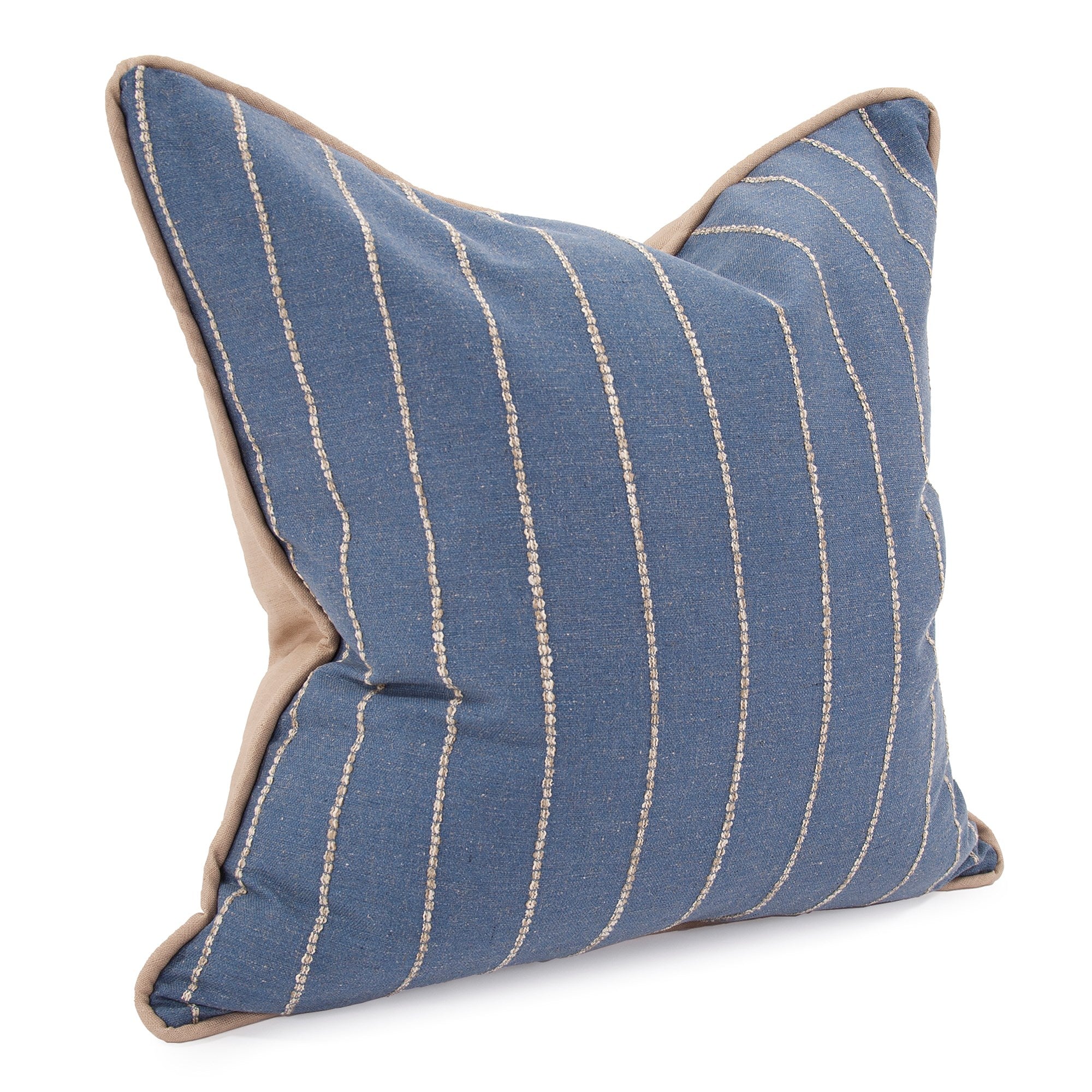 Evie Indigo Down Pillow- 24" x 24"