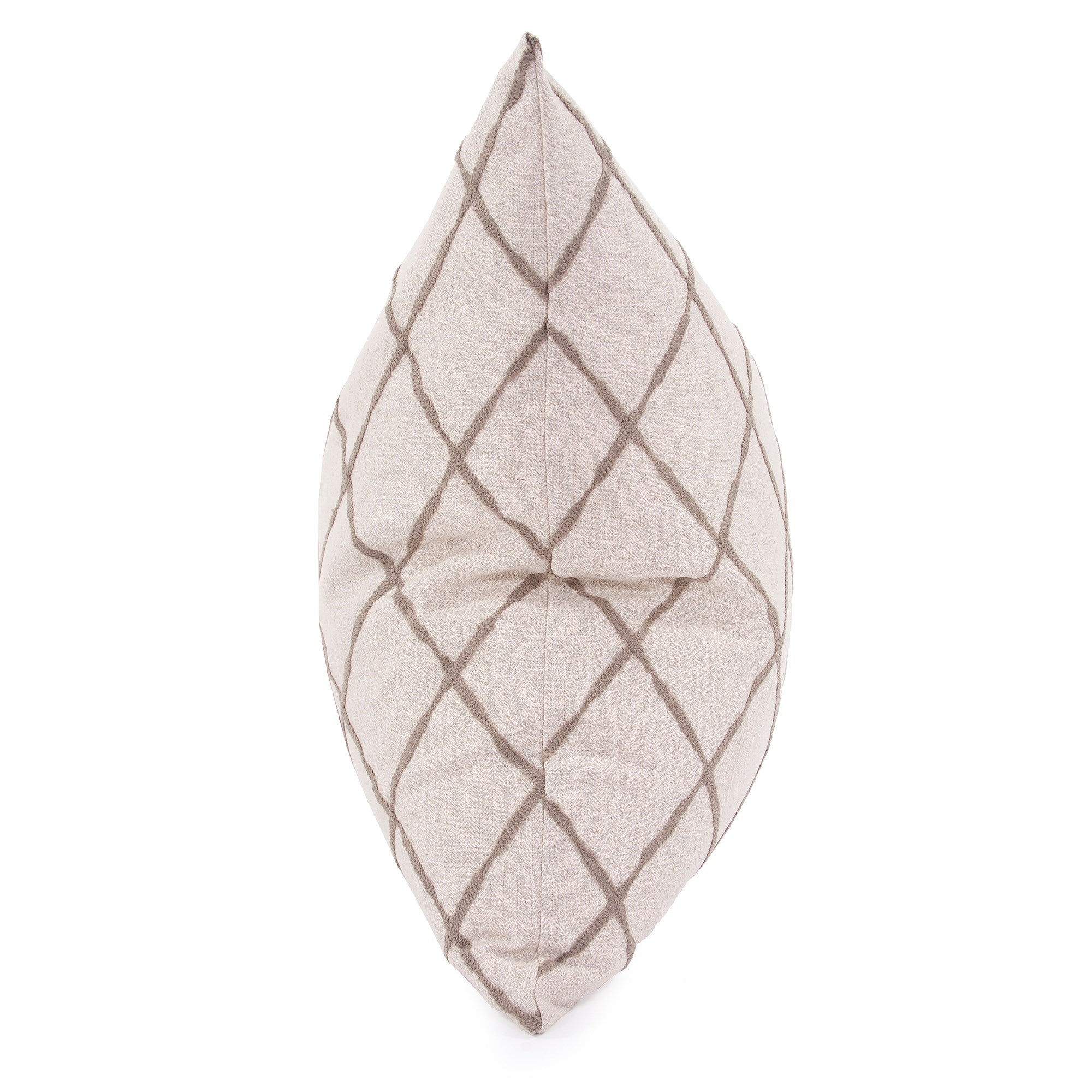 Lyric Pewter Down Pillow- 24" x 24"