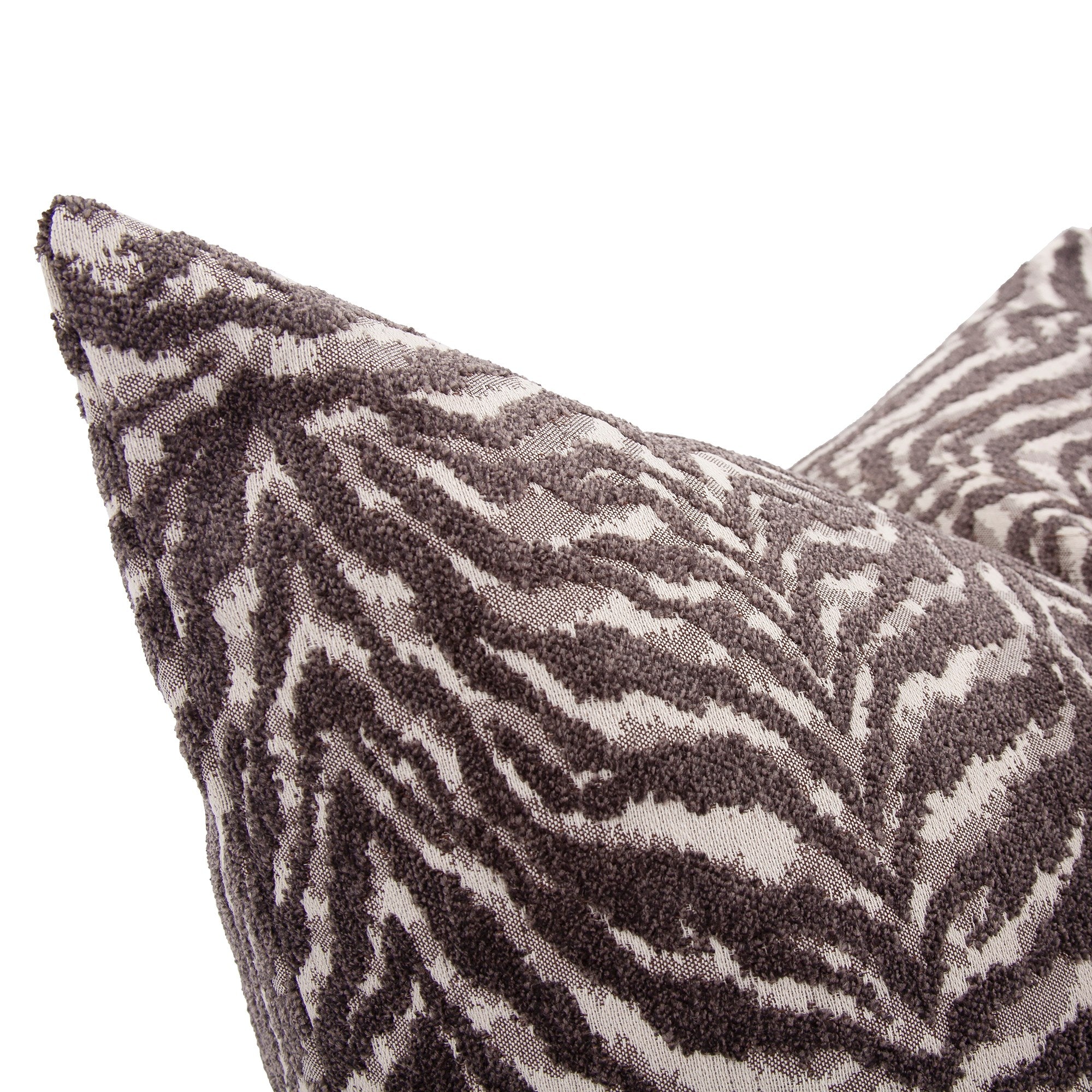 Bengal Charcoal Down Pillow- 24" x 24"