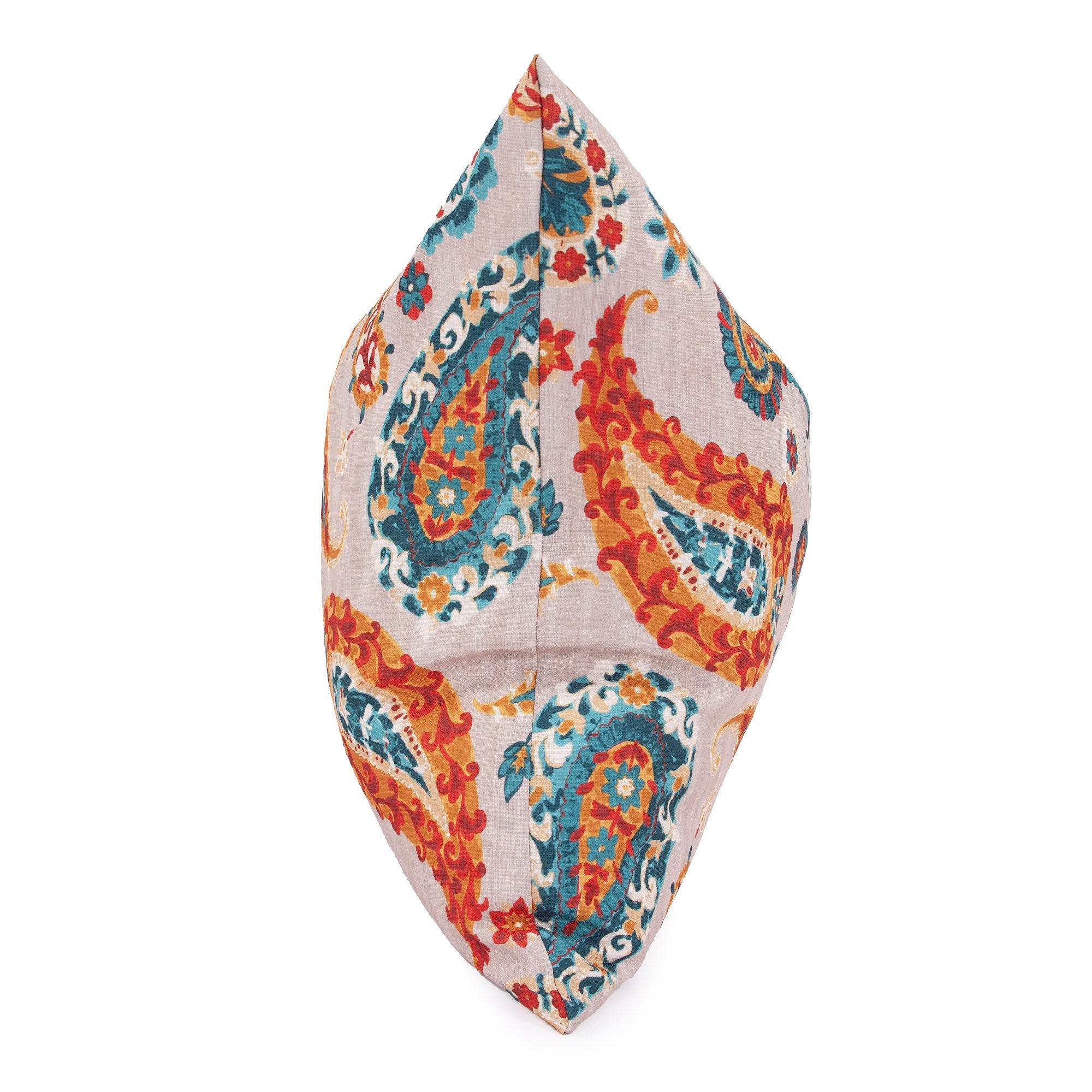 Boteh Turquoise Down Pillow- 24" x 24"