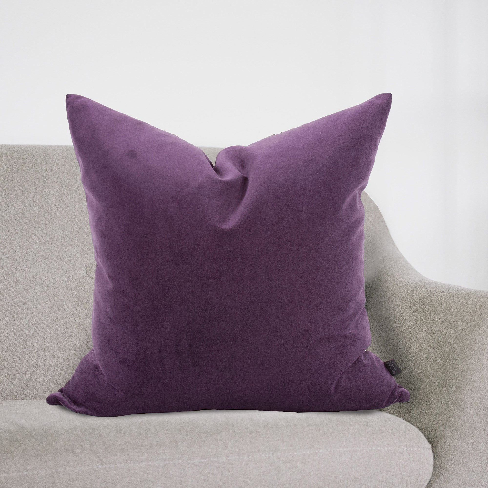 Bella Eggplant Poly Pillow- 24" x 24"