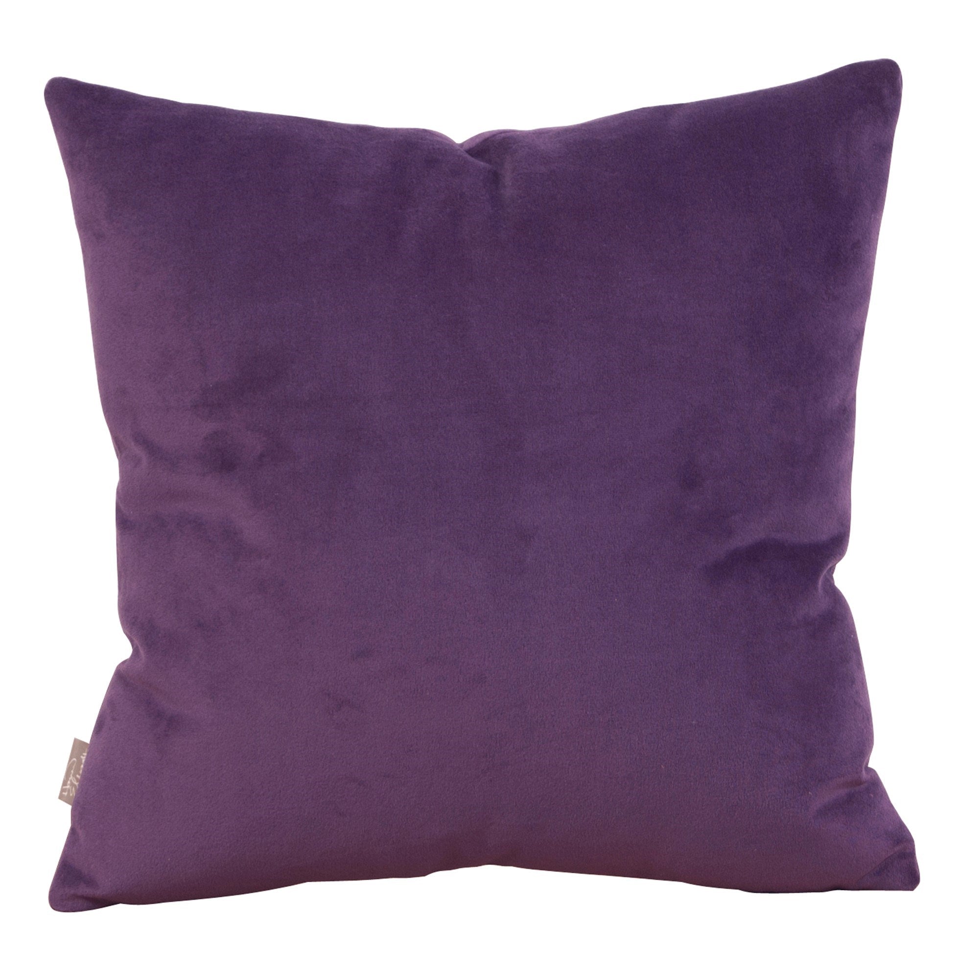 Bella Eggplant Poly Pillow- 24" x 24"