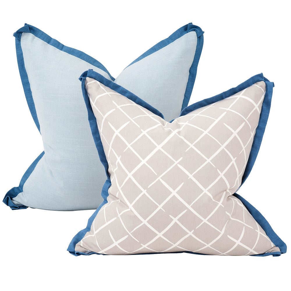 Cove End Ocean Poly Pillow- 24" x 24"