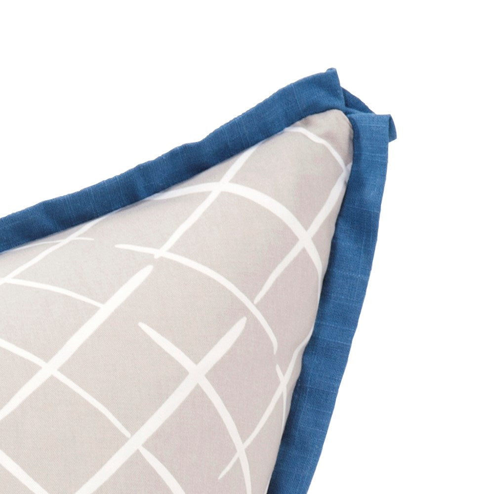 Cove End Ocean Down Pillow- 24" x 24"