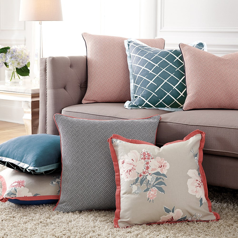 Cove End Indigo Poly Pillow- 24" x 24"