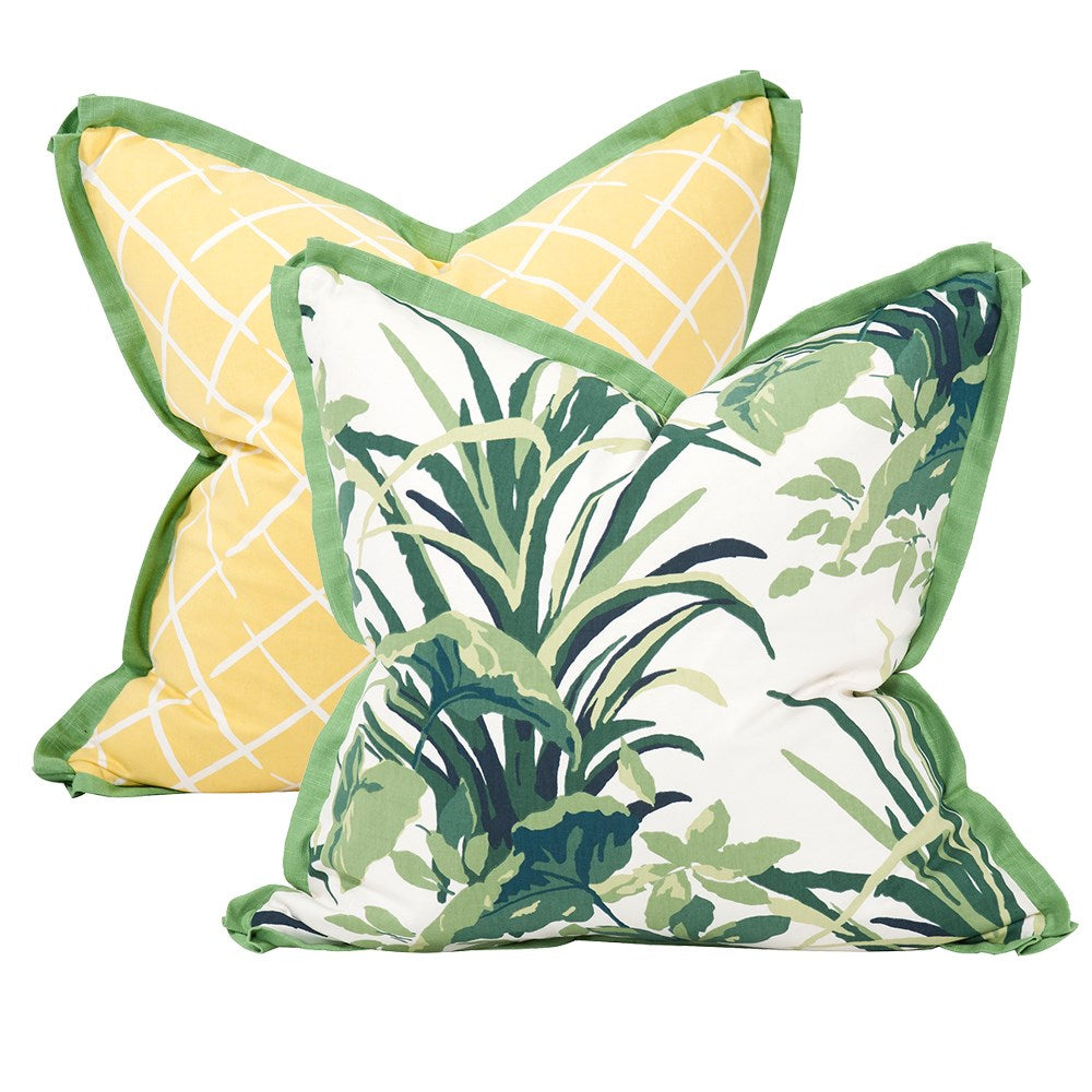 Bermuda Bay Daffodil Down Pillow- 24" x 24"