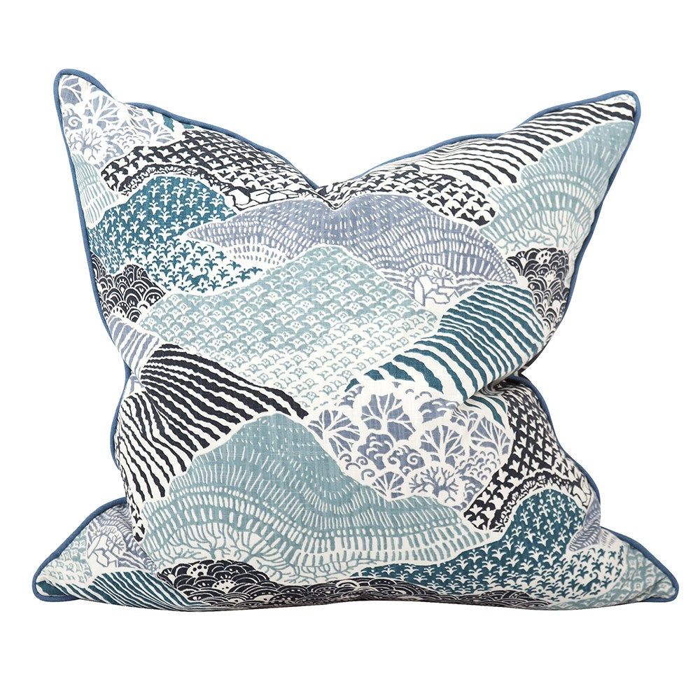 Windsor Park Ocean Poly Pillow- 24" x 24"