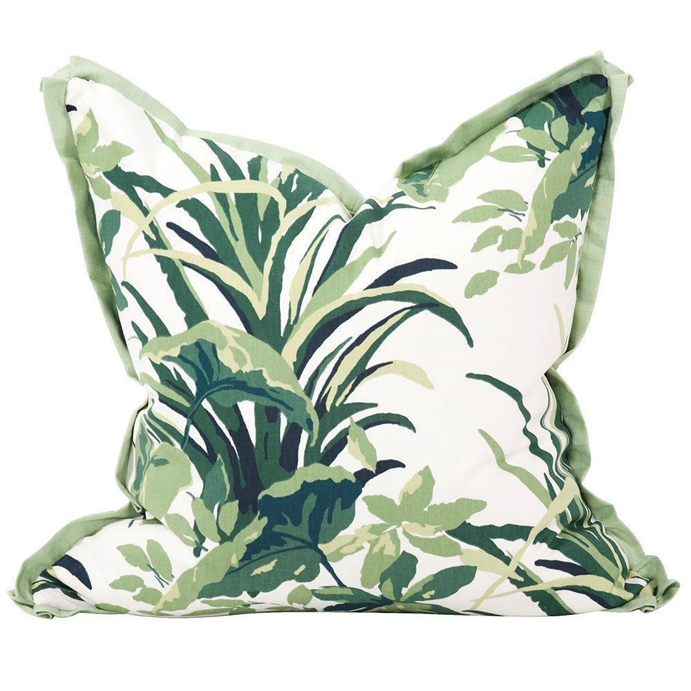 Bermuda Bay Palm Down Pillow- 24" x 24"