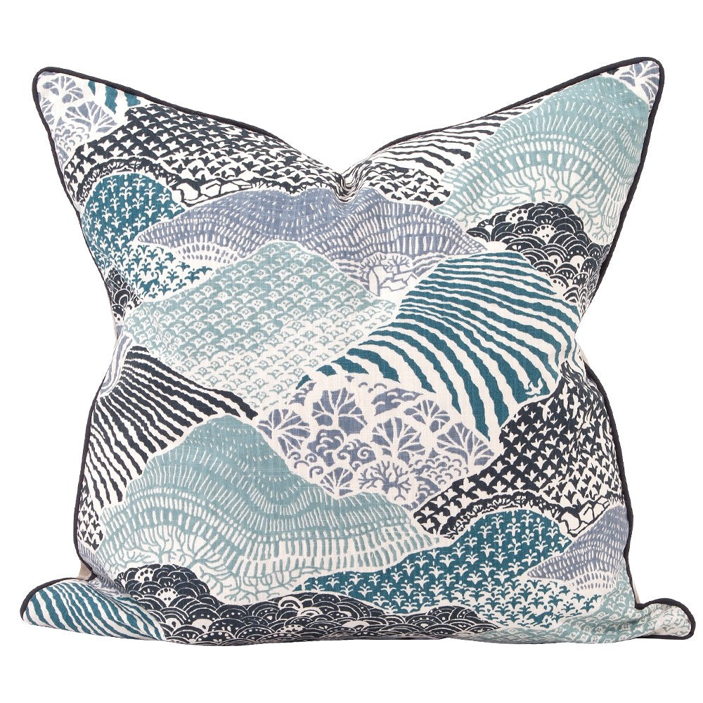 Windsor Park Indigo Poly Pillow- 24" x 24"