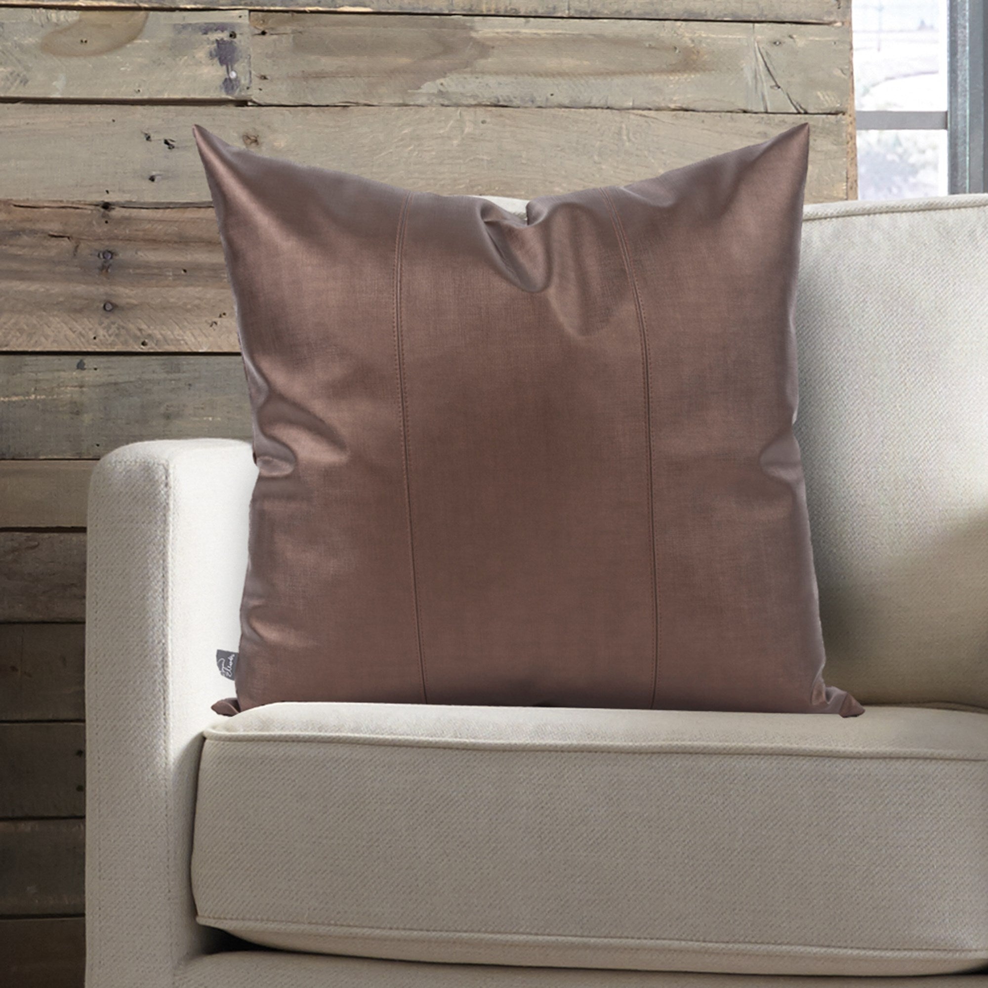 Luxe Bronze Poly Pillow- 24" x 24"