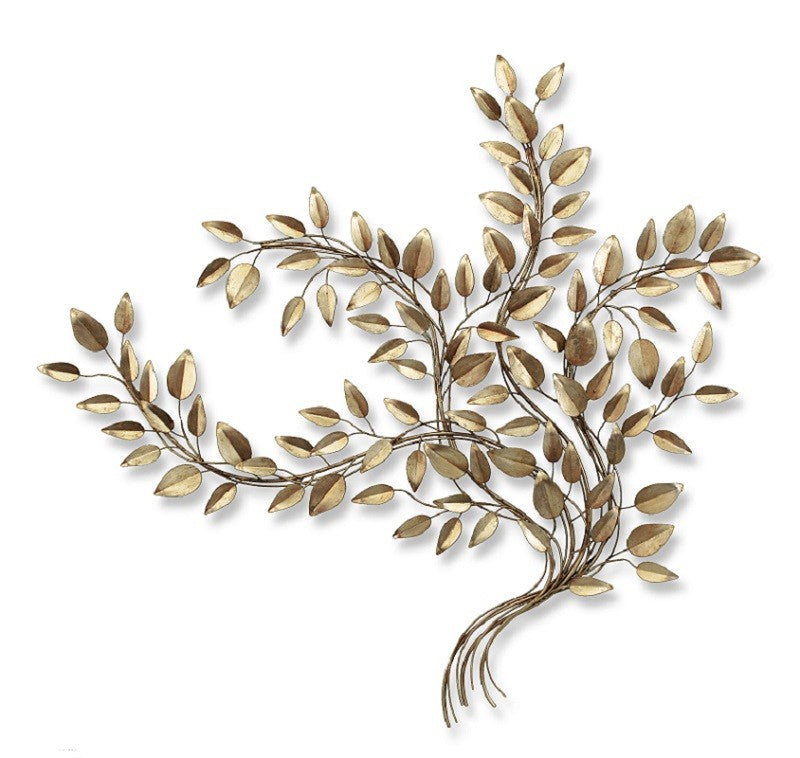 Platinum Leaves Wall Art
