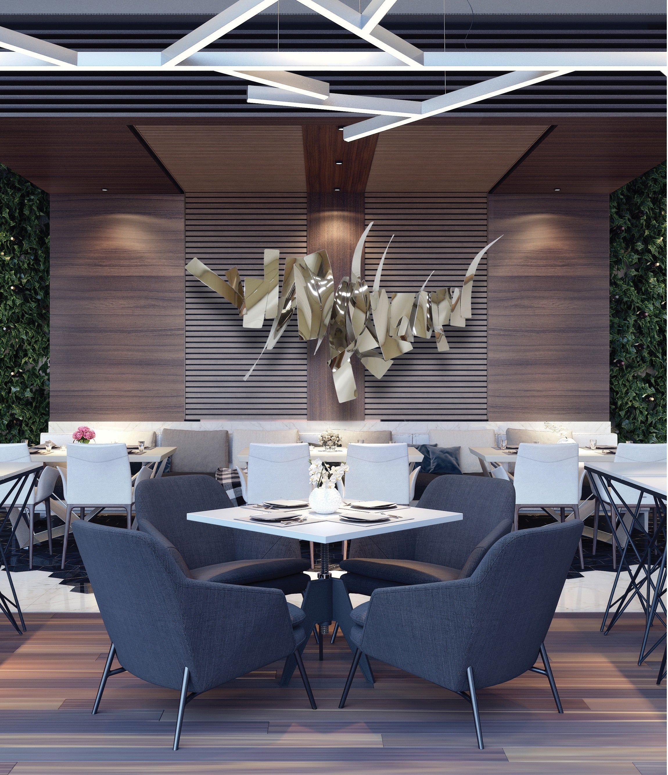 Rock Crevice - Stainless Wall Art