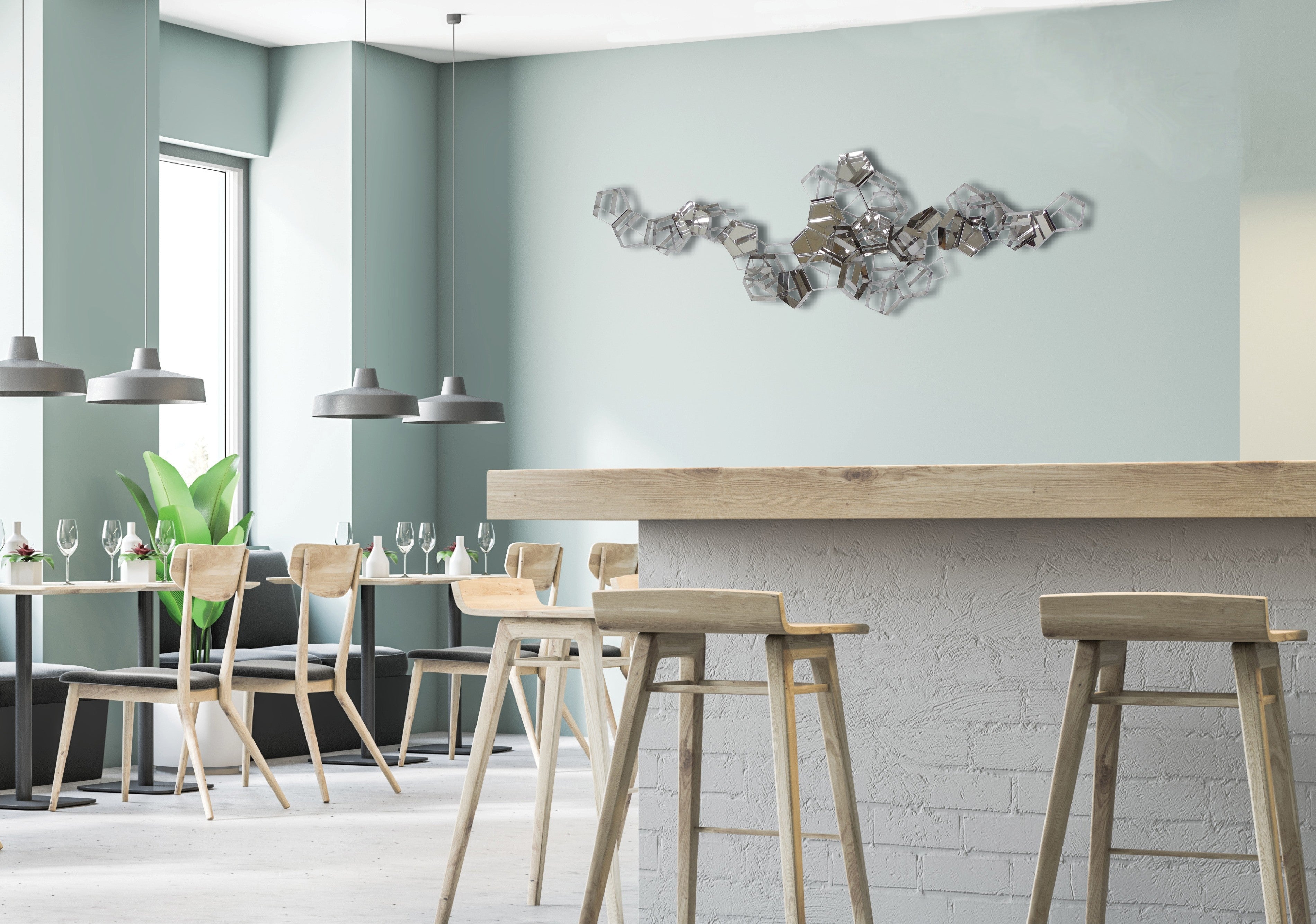 Skyline - Stainless Wall Art