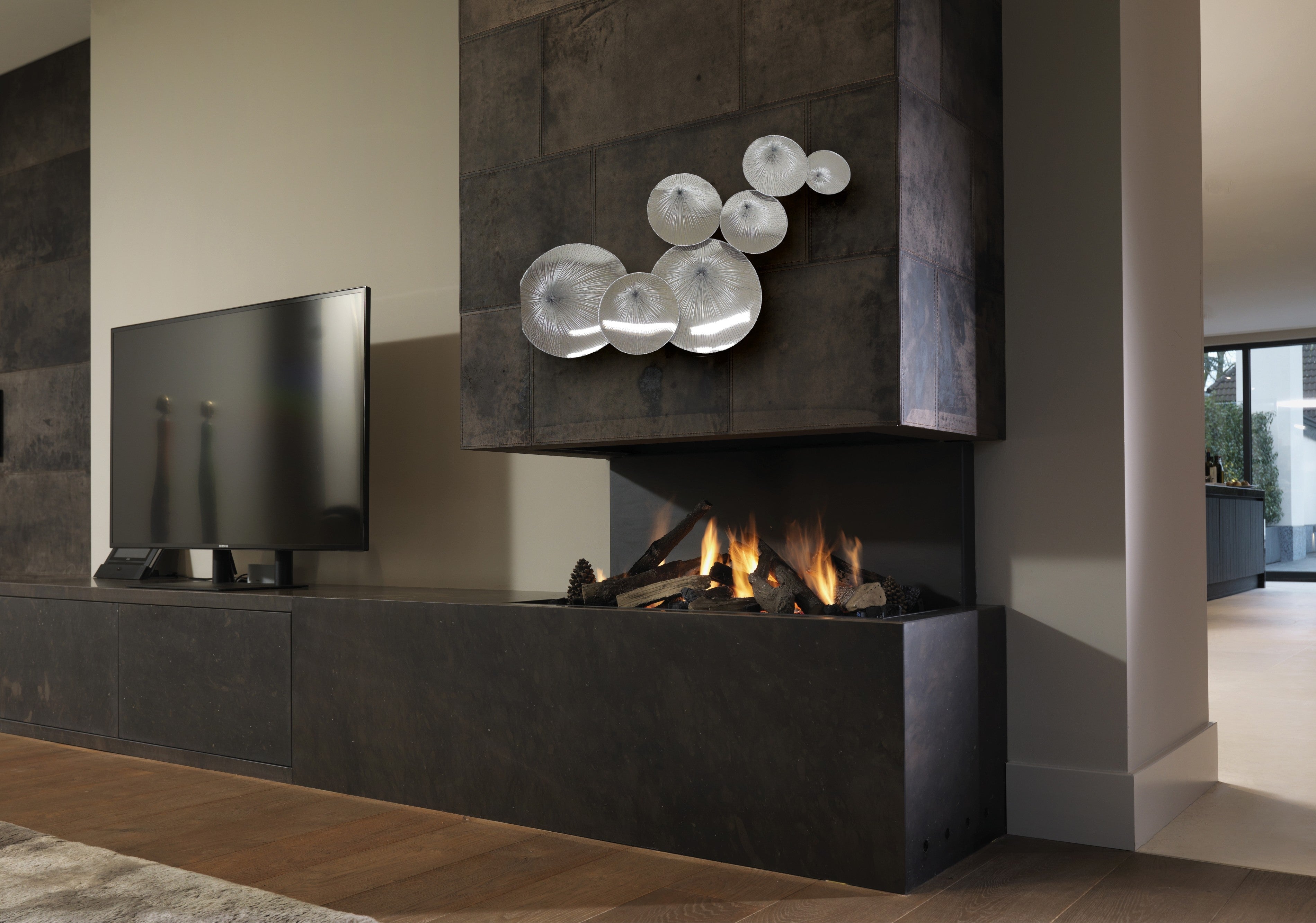 Water Flower -Stainless Wall Art