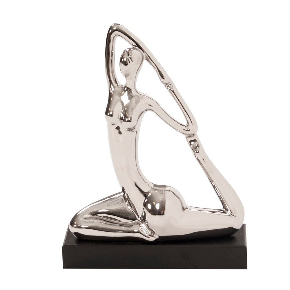 Mermaid Posed Yoga Figure