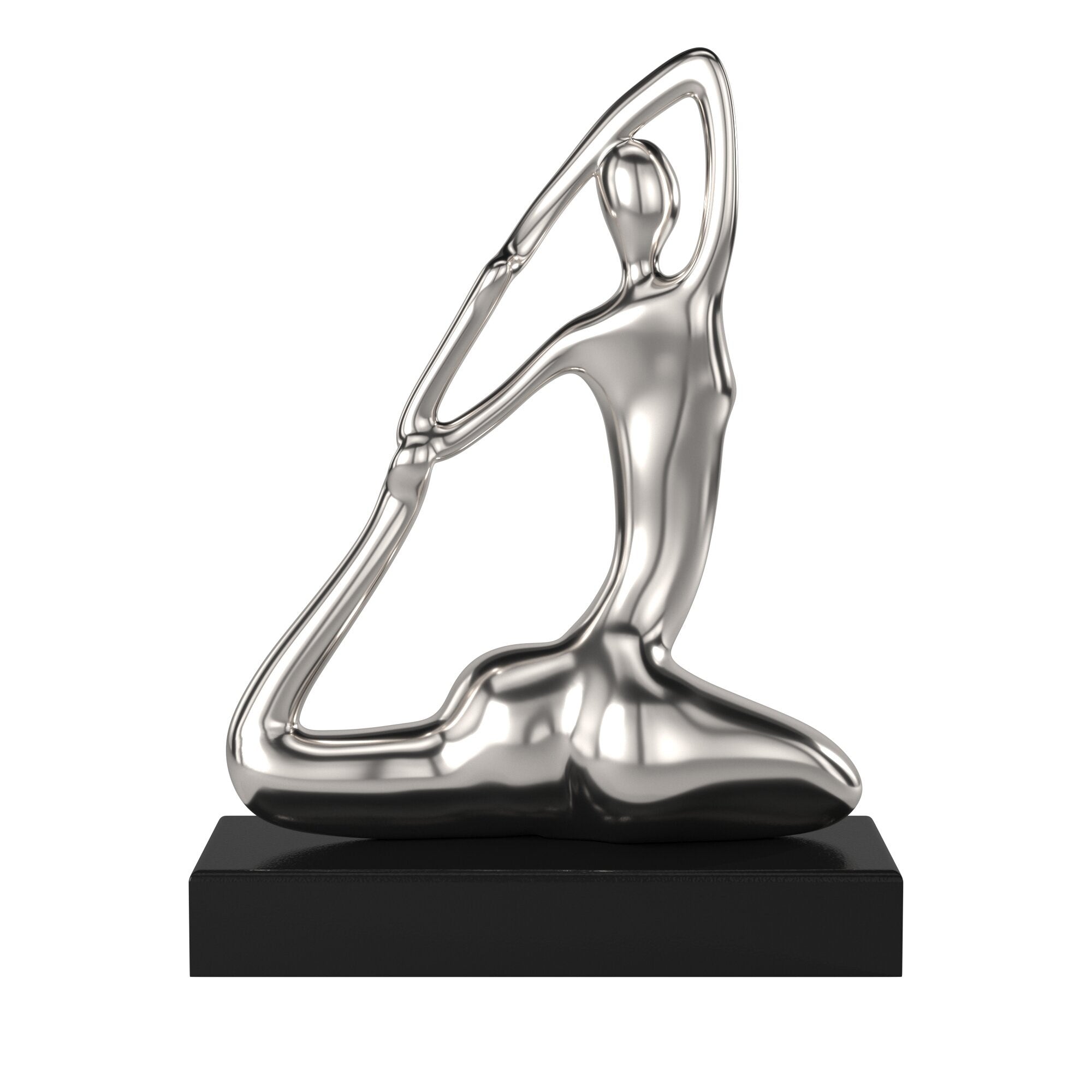 Mermaid Posed Yoga Figure