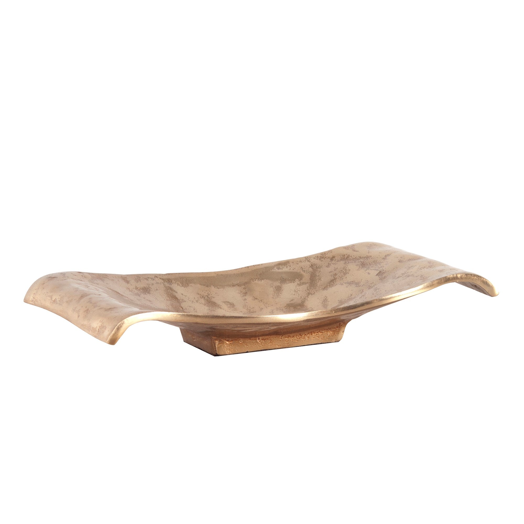 Gold Scrolled Metal Tray / Wall Art - Small