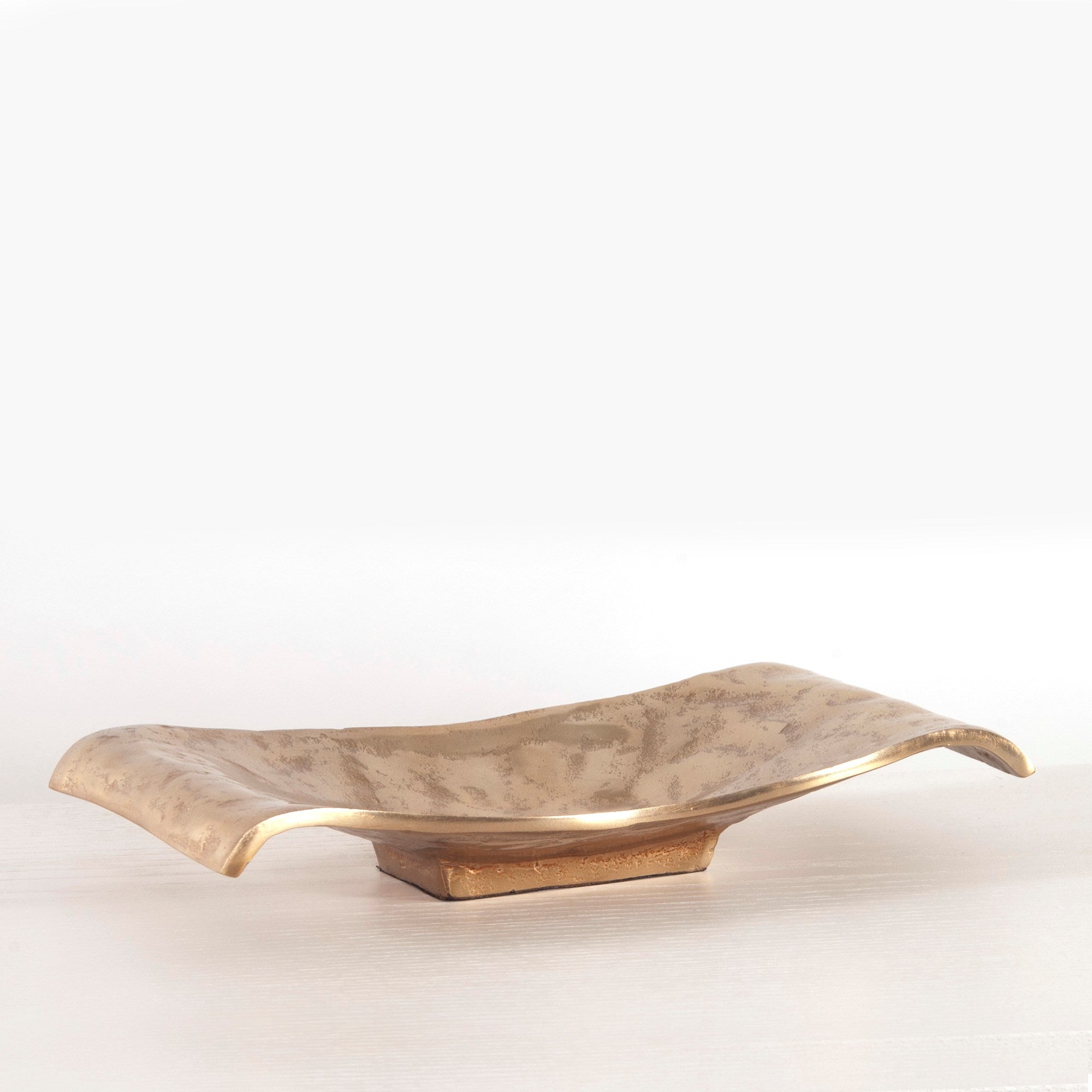 Gold Scrolled Metal Tray / Wall Art - Small
