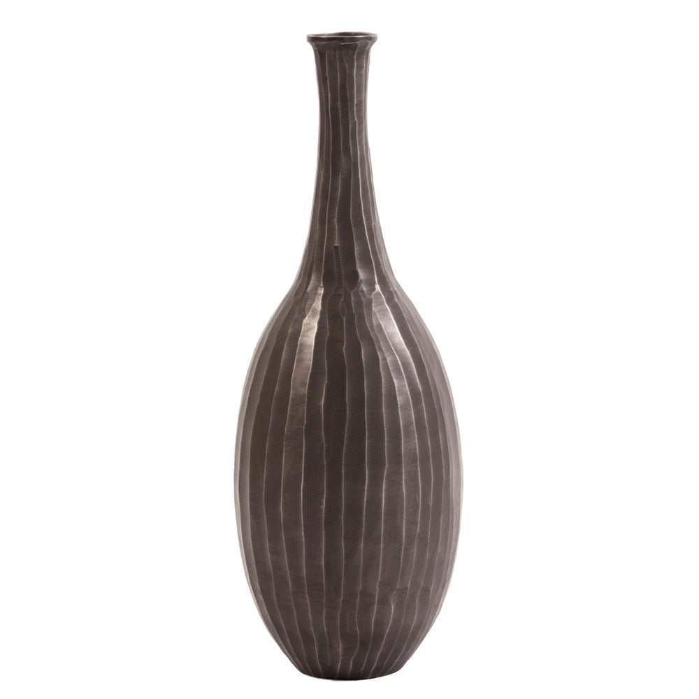 Graphite Chiseled Metal Bottle