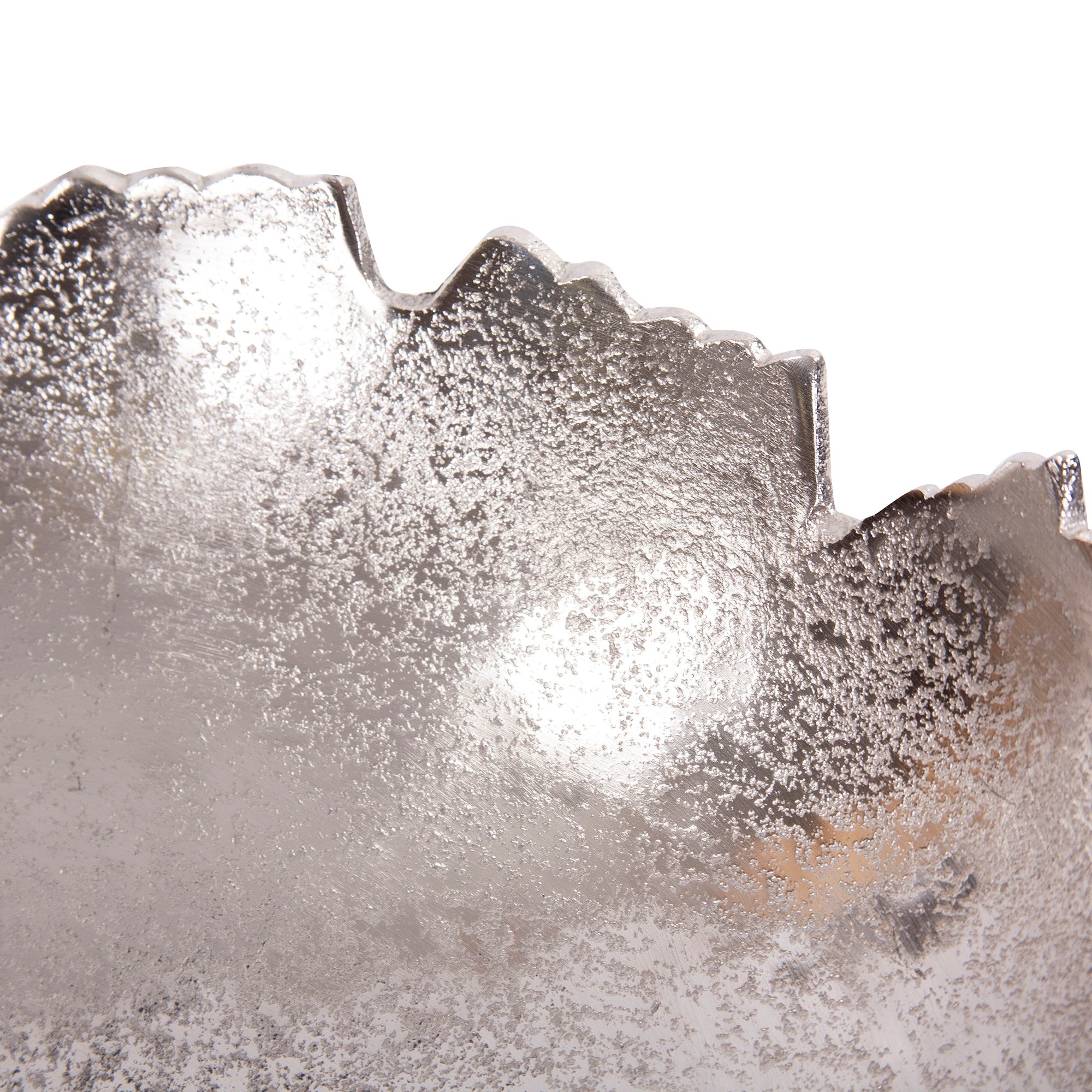 Silver Broken Edge Bowl / Wall Art