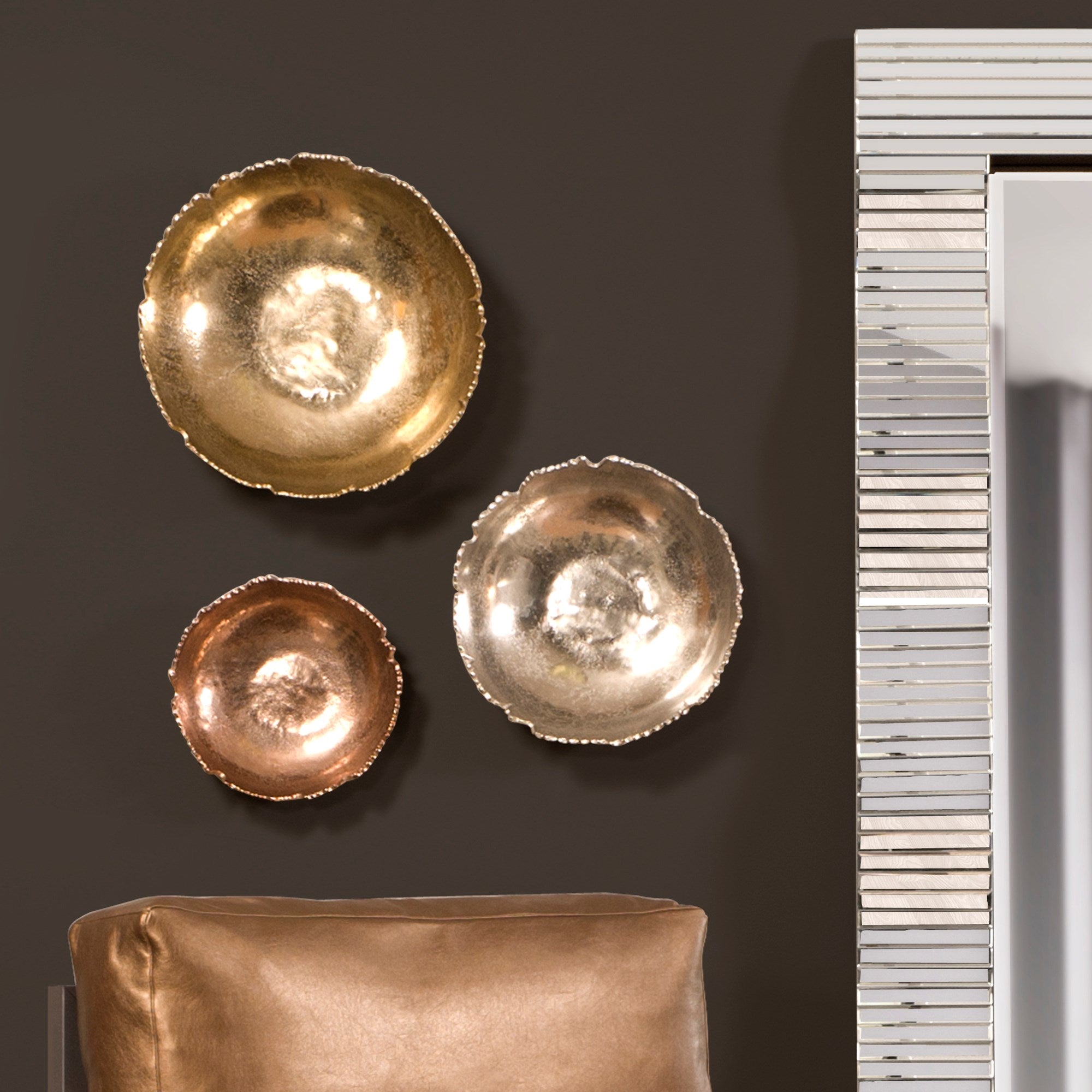 Silver Broken Edge Bowl / Wall Art