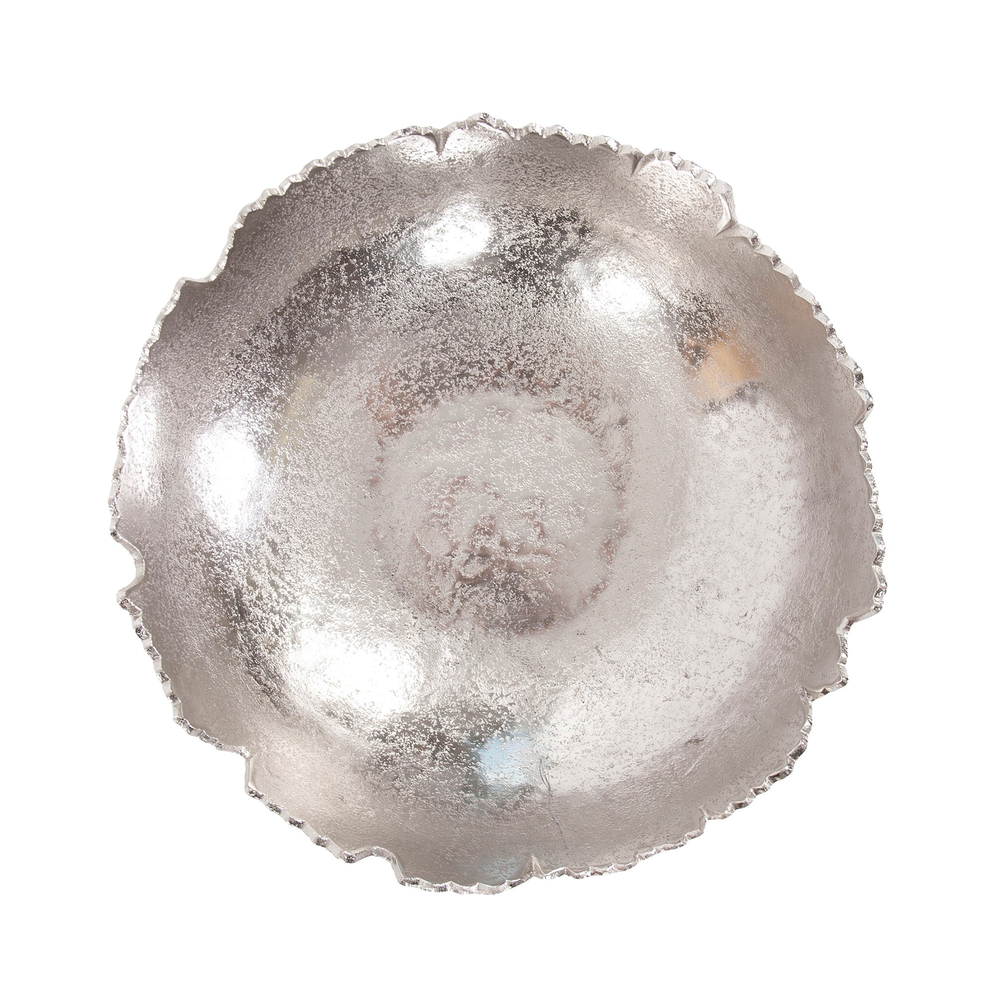 Silver Broken Edge Bowl / Wall Art
