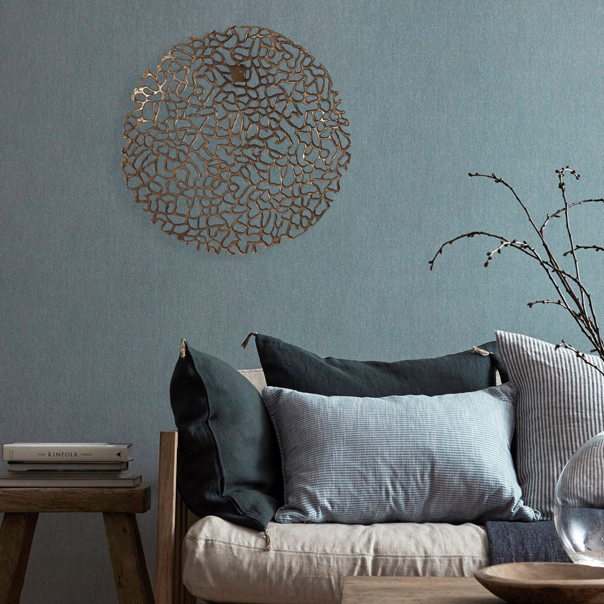 Open Work Bronze Wall Decor