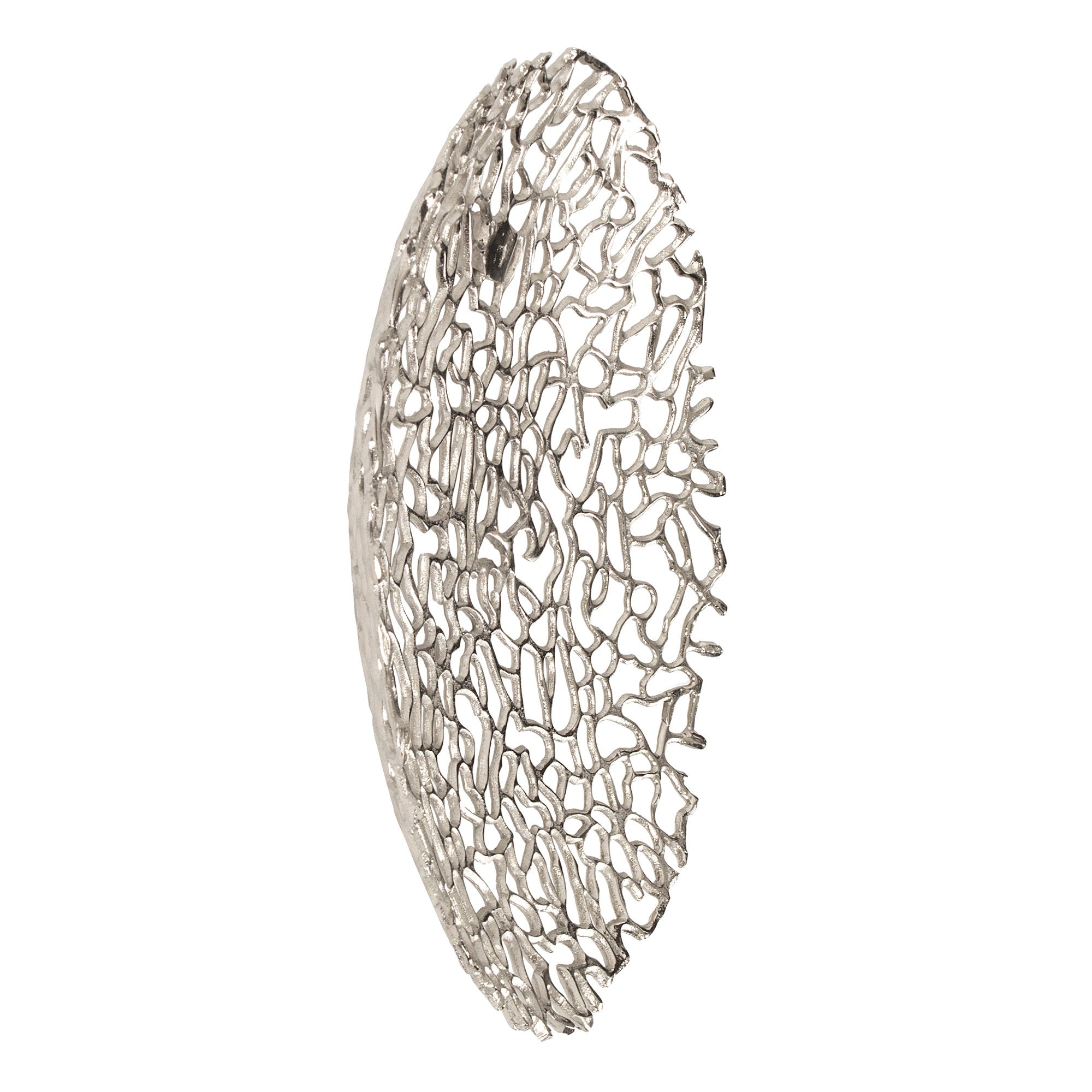 Open Work Silver Wall Decor