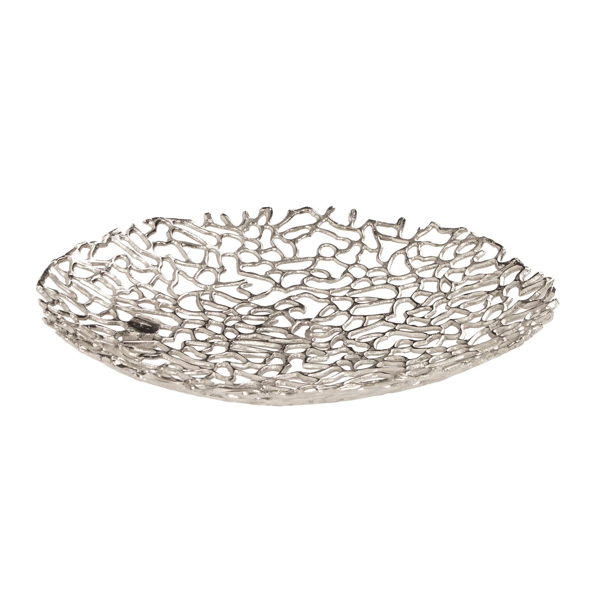 Open Work Silver Wall Decor