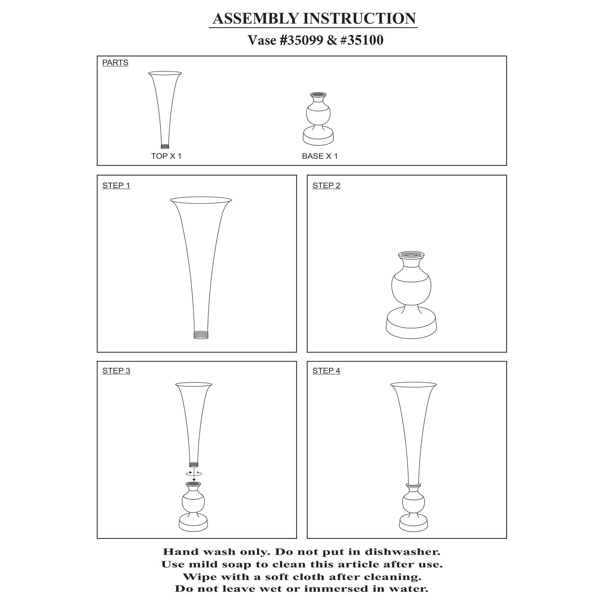 Oversized Flared Silver Aluminum Vase, Large