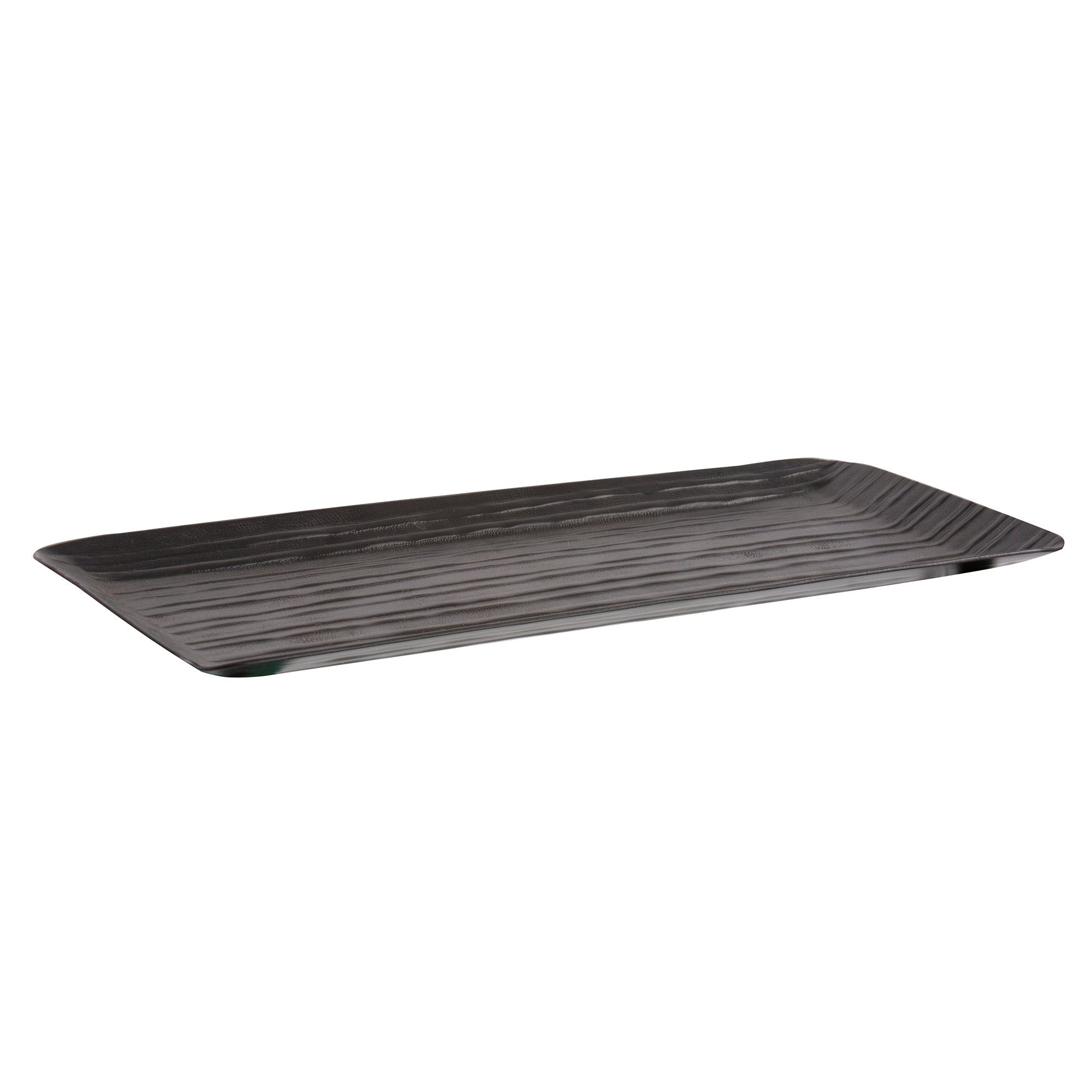 Chiseled Black Tray, Small