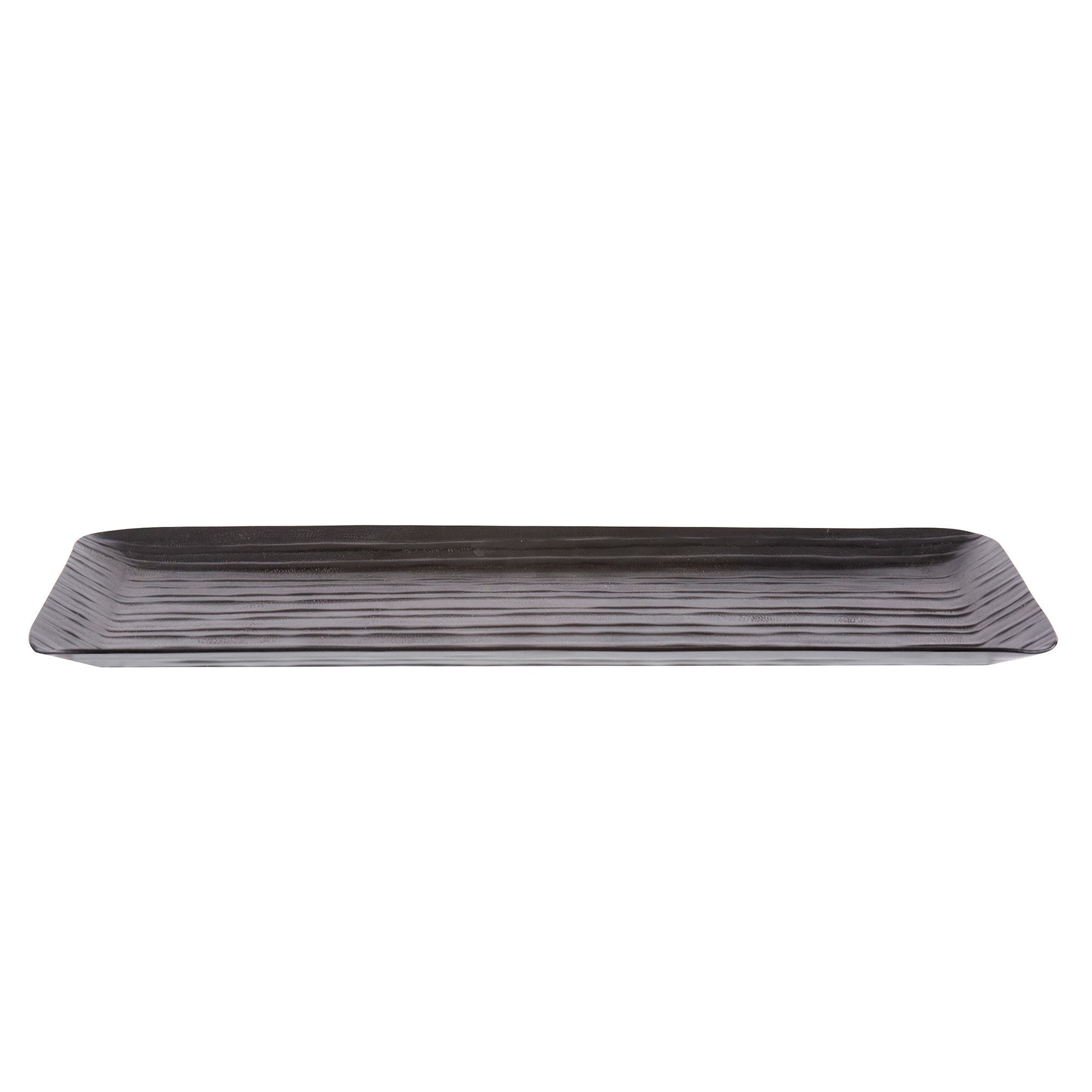 Chiseled Black Tray, Small