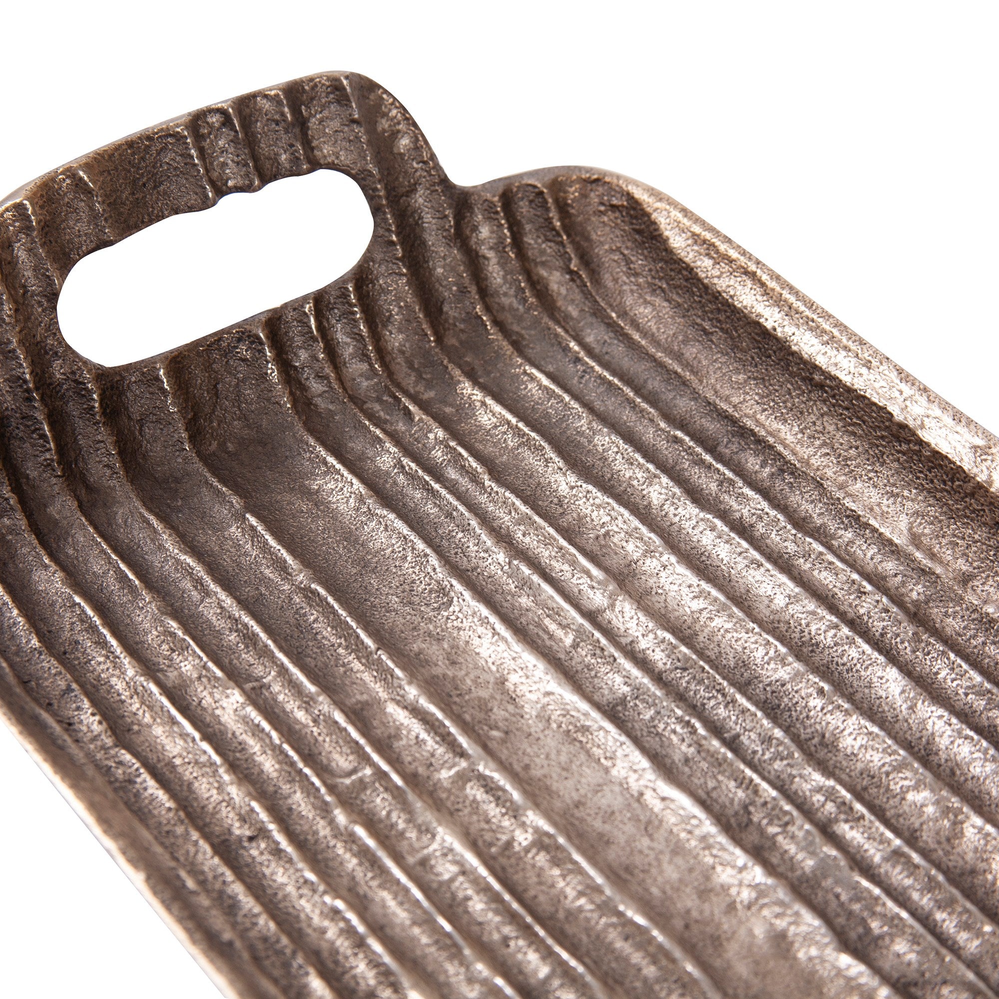 Organic Grooved Aluminum Tray