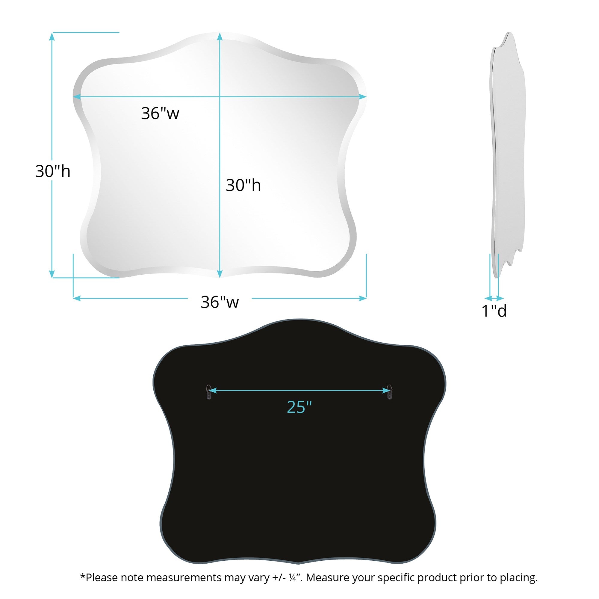 Frameless Fancy Mirror